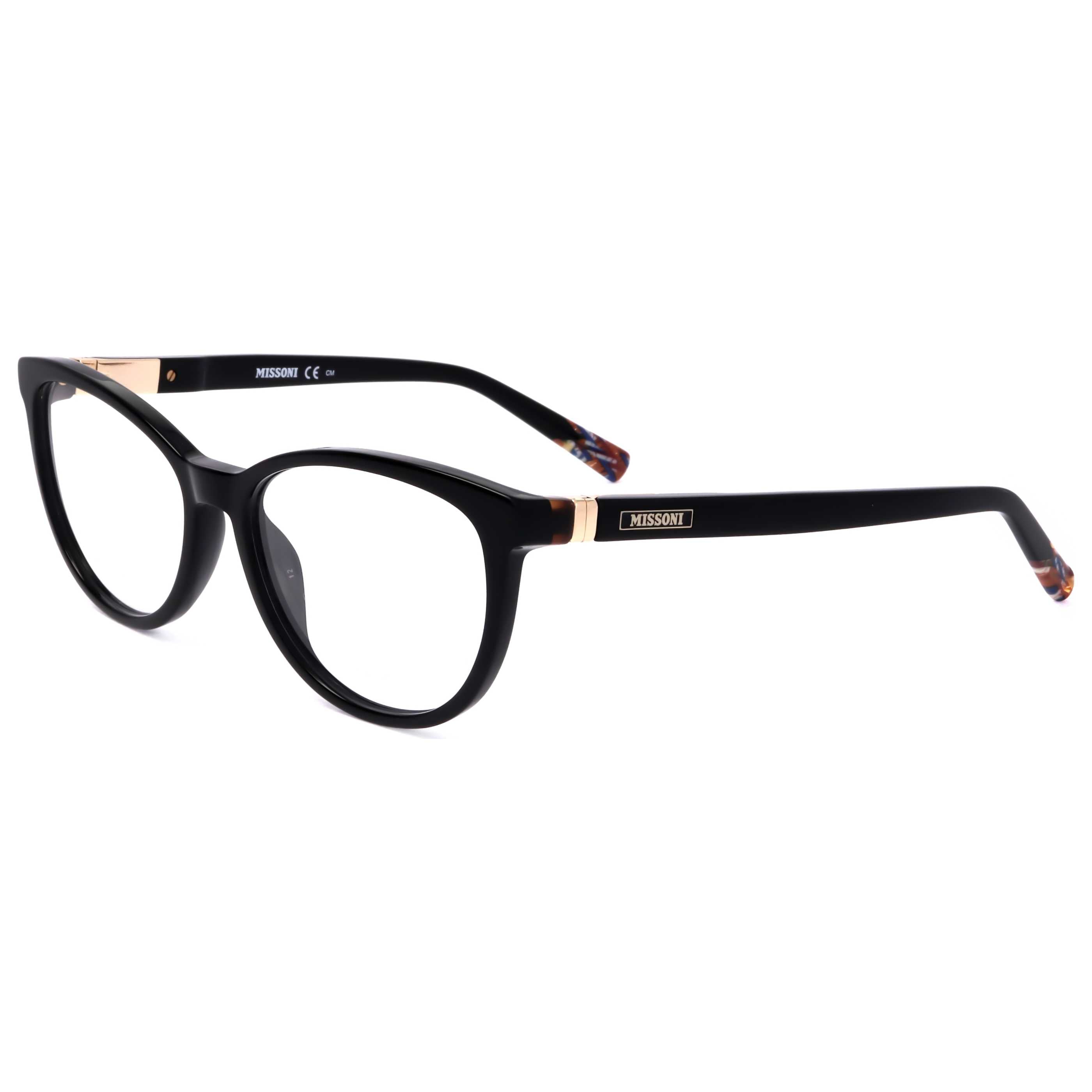 Preloved - Missoni MIS006180754 Black Acetate Eyeglasses — Black by Preloved - Missoni