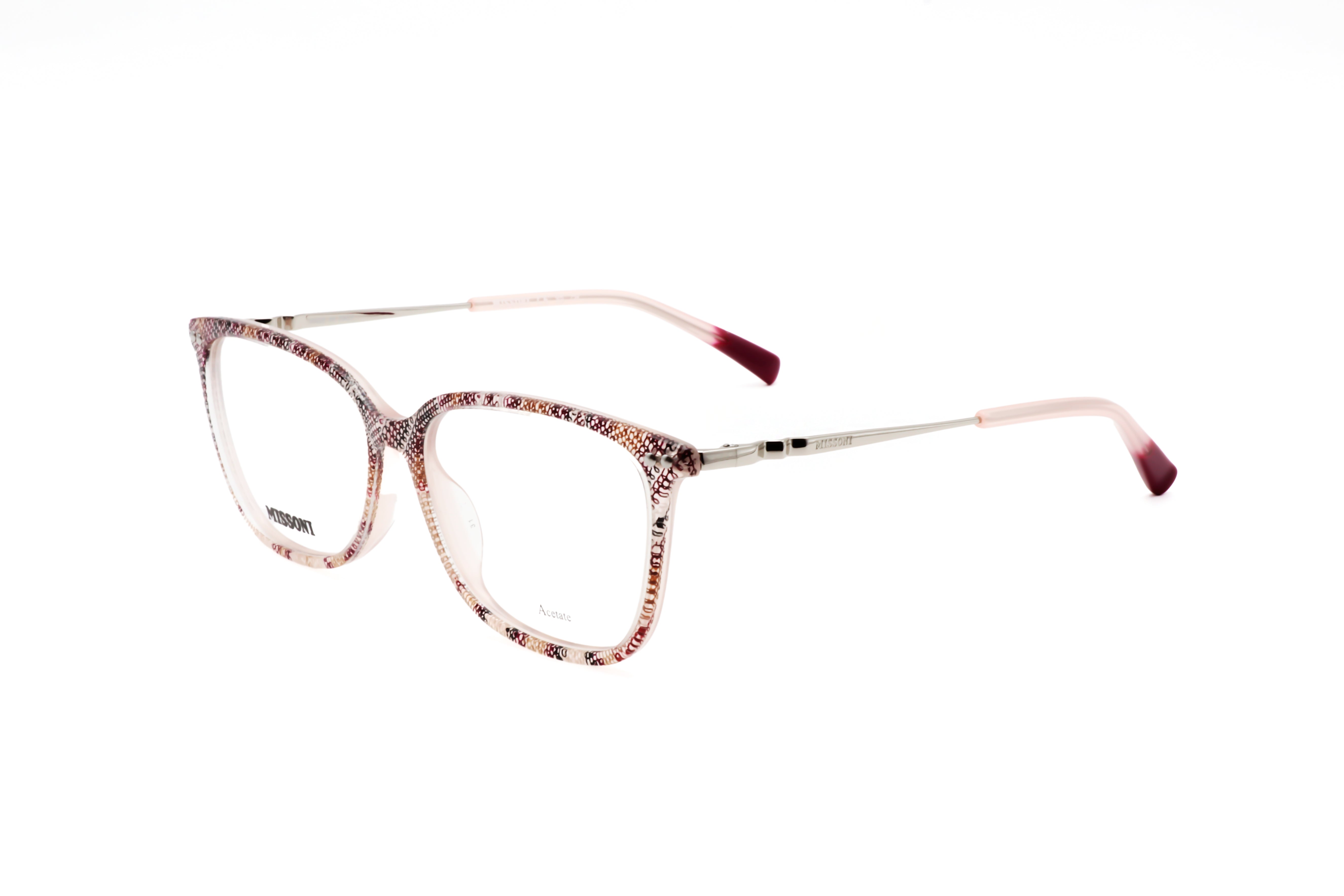 Preloved - Missoni MIS0085Q5T53 Cherry Jacquard Eyeglasses — Pink by Preloved - Missoni