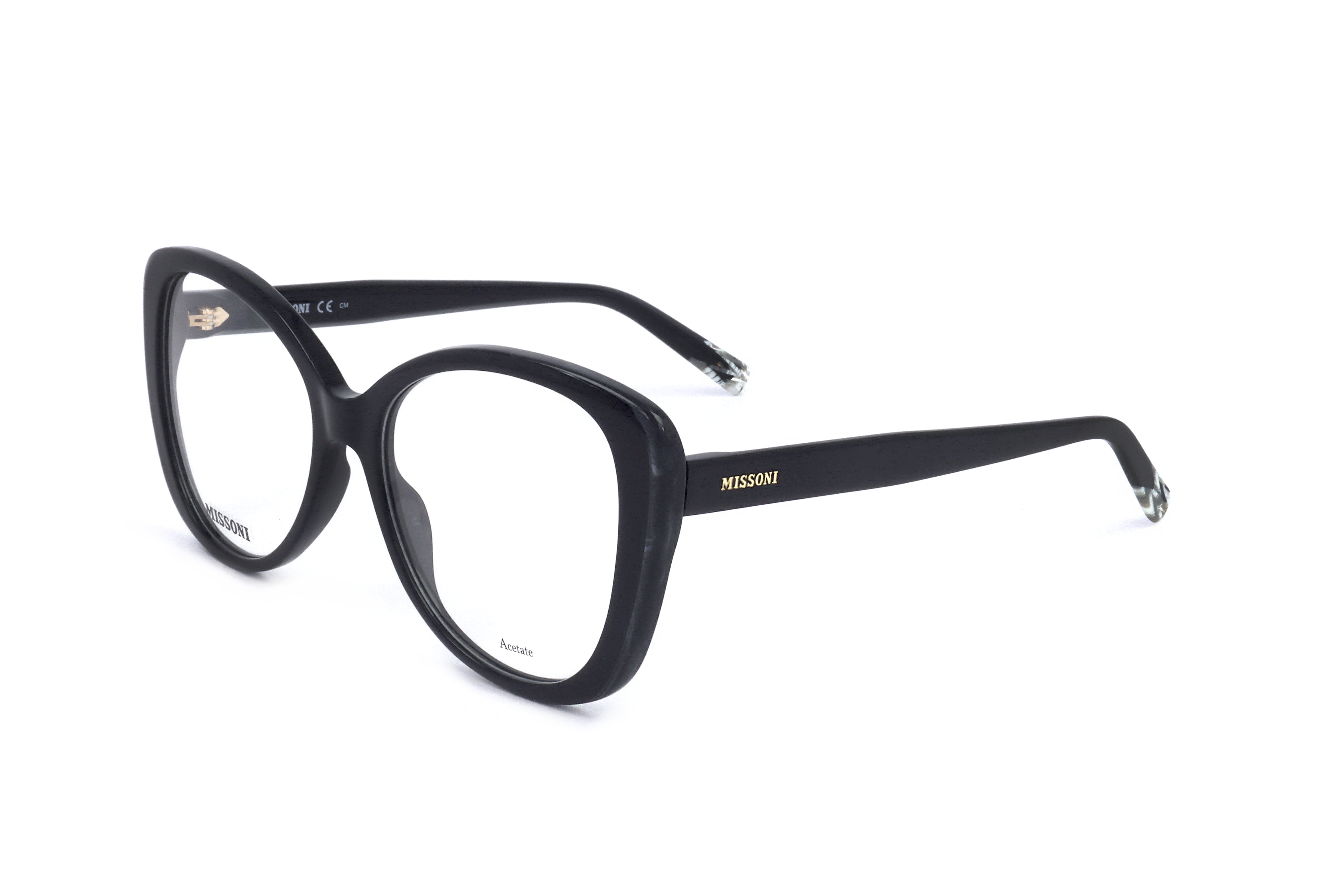 Preloved - Missoni MIS0093N33Z56 Black Horn Frame Eyeglasses — Black by Preloved - Missoni