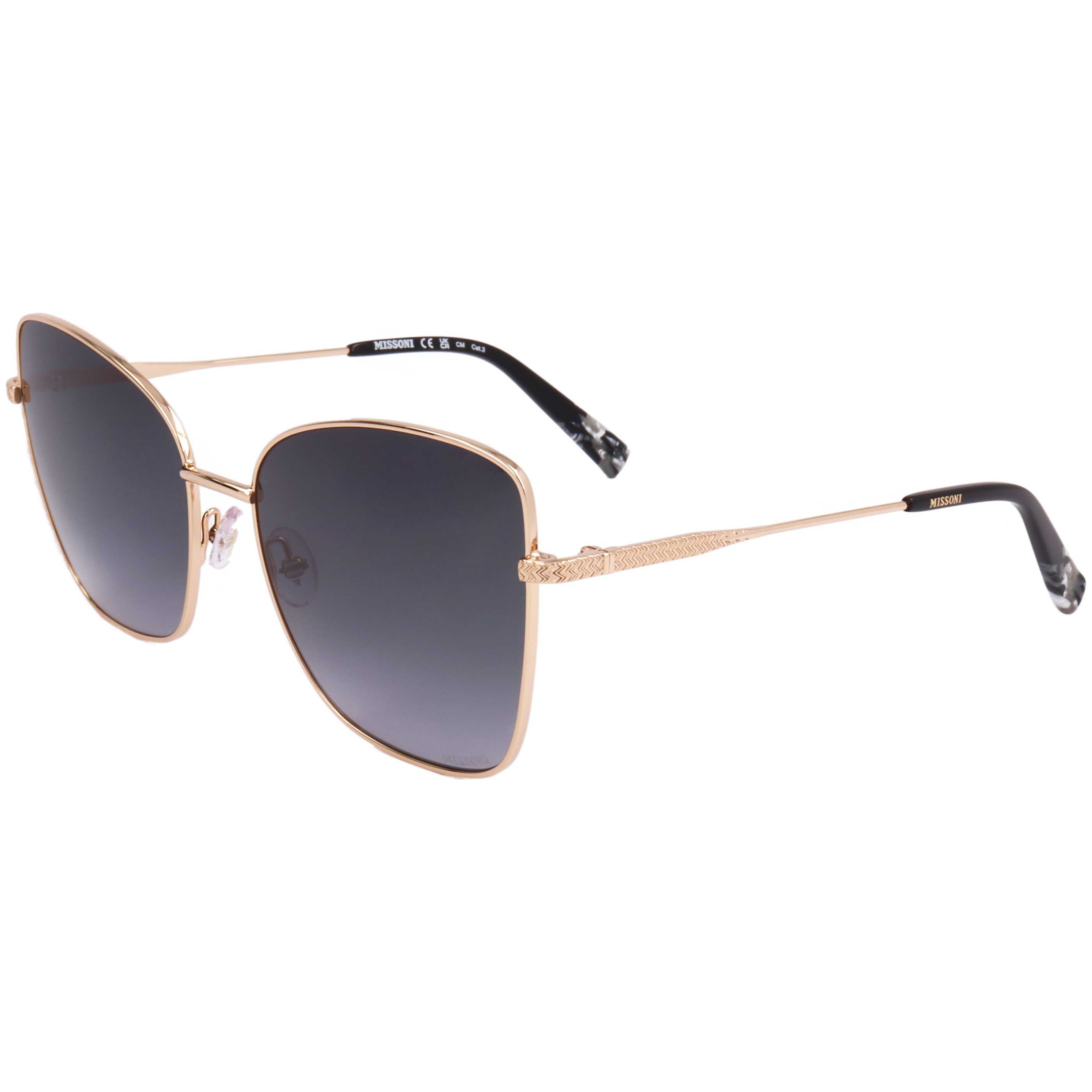 Preloved - Missoni MIS0138S00059 Square Metal Sunglasses — Gold by Preloved - Missoni