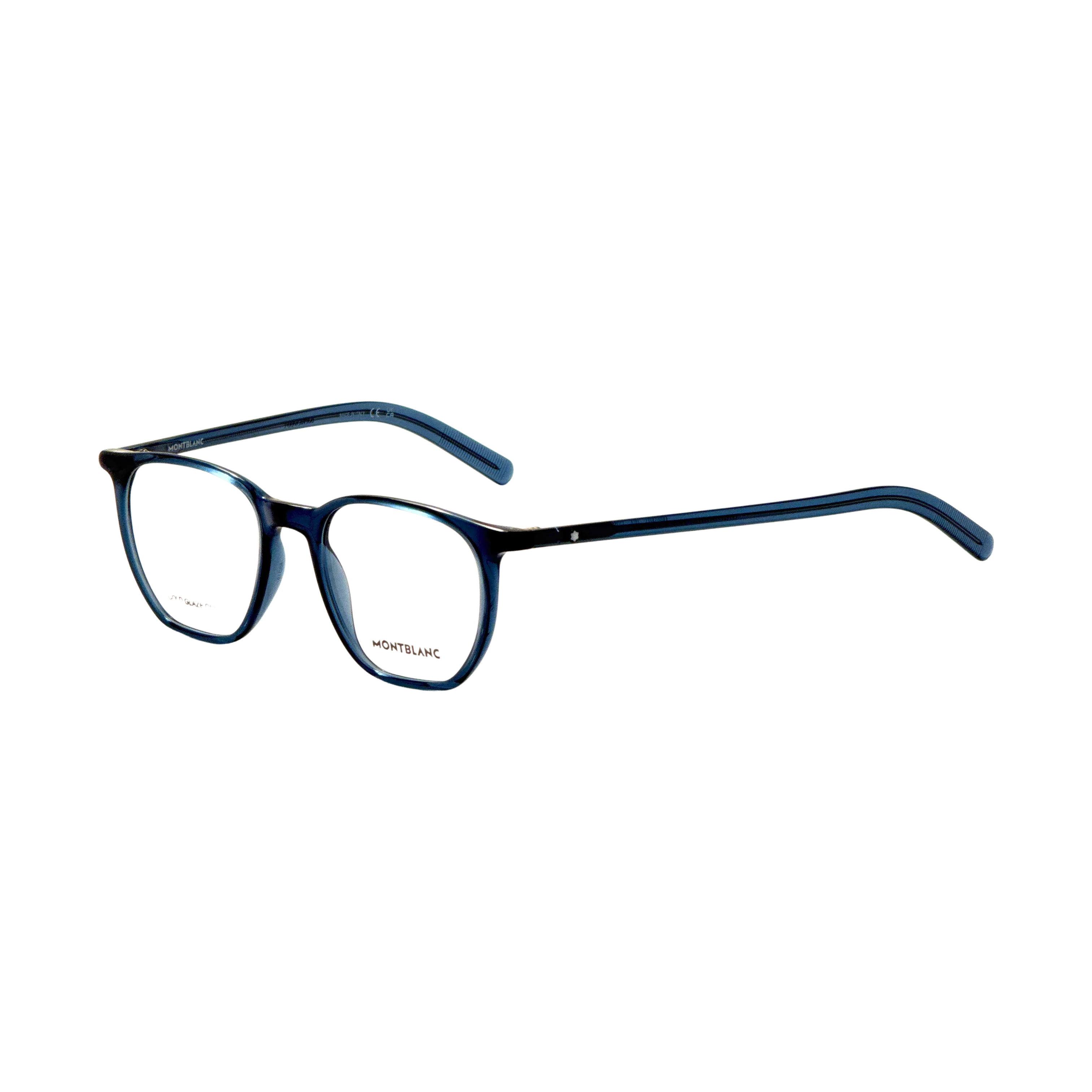 Preloved - Montblanc MB0349O00450 Blue Rectangle Eyeglasses — Blue by Preloved - Montblanc
