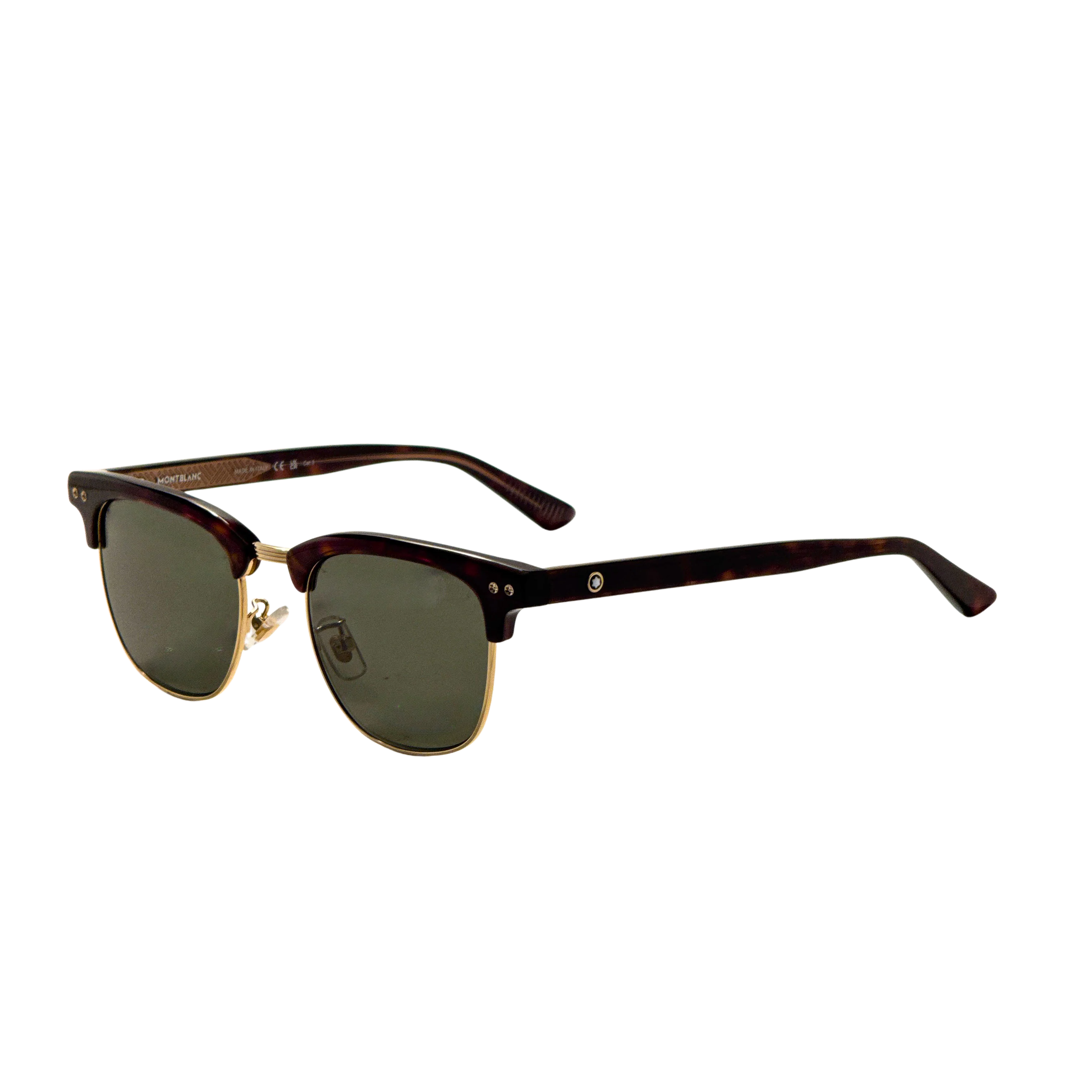 Preloved - Montblanc MB0382S003 Clubmaster Sunglasses — Brown by Preloved - Montblanc