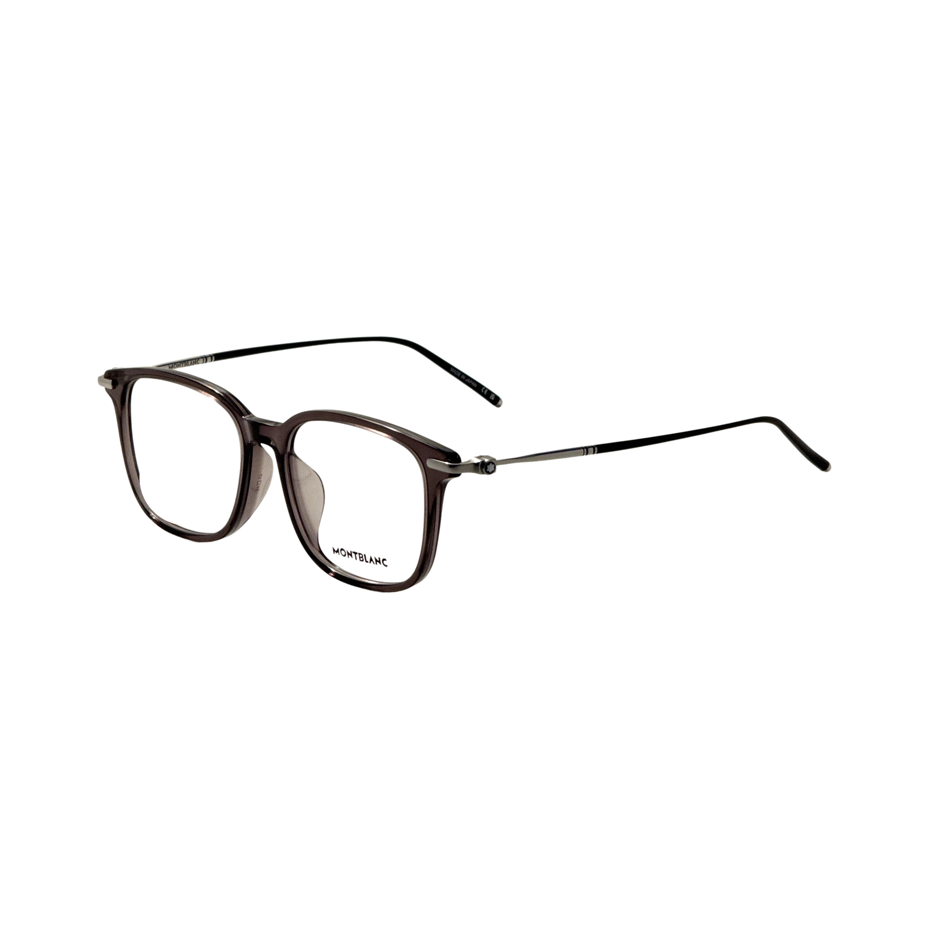 Preloved - Montblanc MB0413OA004 Grey Metal-Trim Eyeglasses — Brown by Preloved - Montblanc