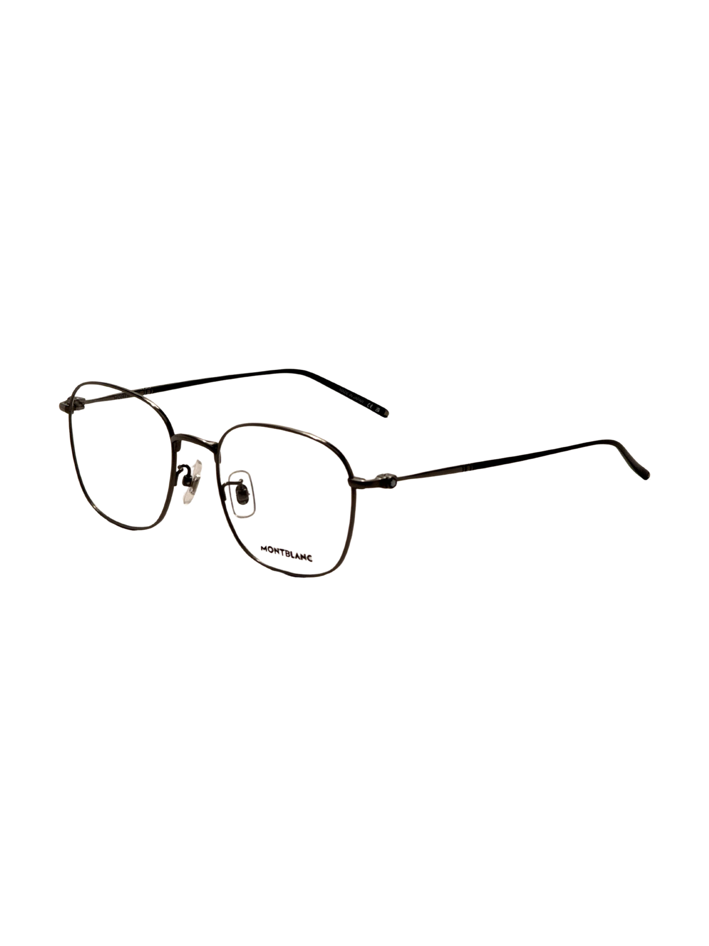 Preloved - Montblanc MB0415OA00154 Square Metal Eyeglasses — Gunmetal by Preloved - Montblanc