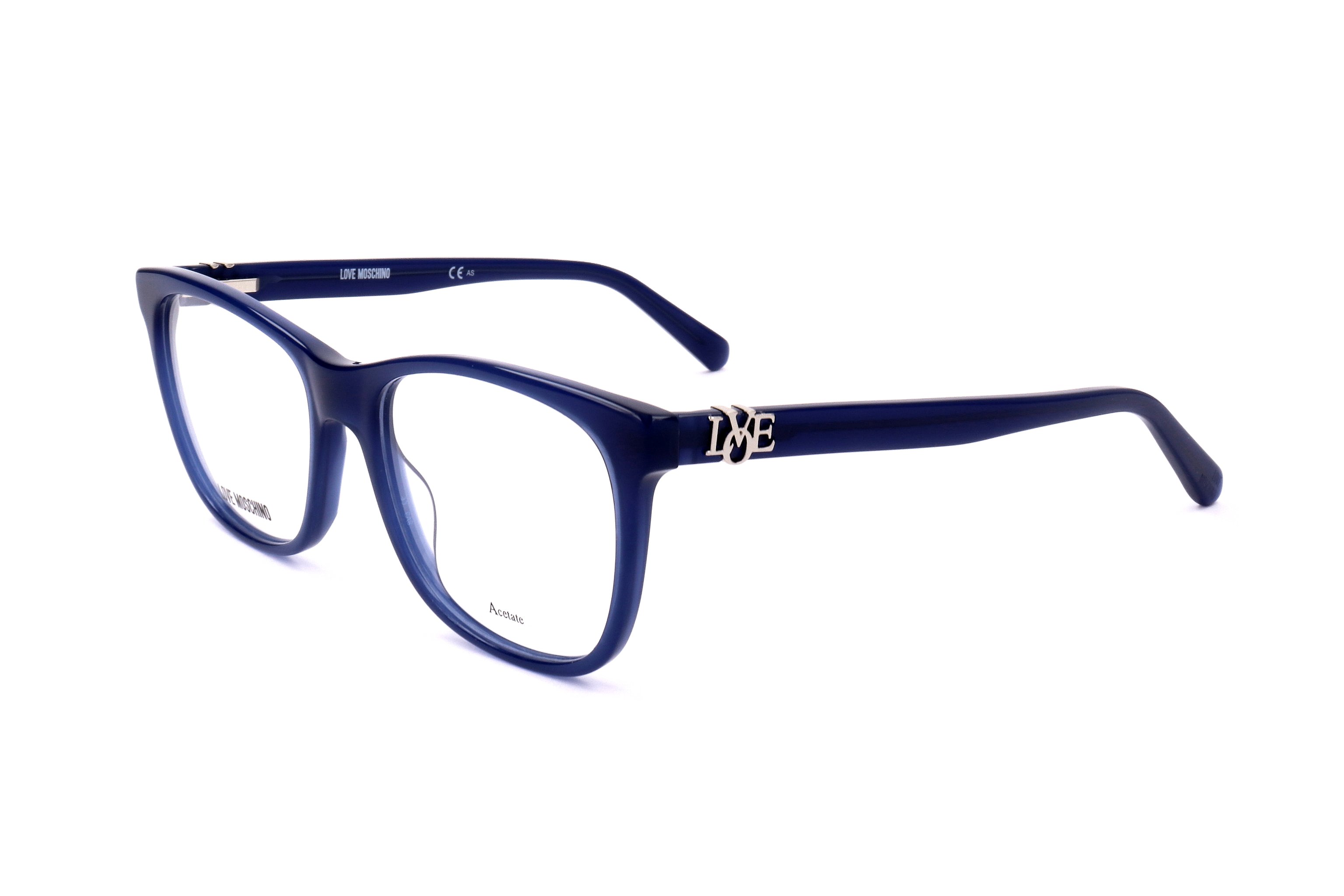 Preloved - Moschino MOL520PJP52 Acetate Frame Eyeglasses — Navy by Preloved - Moschino