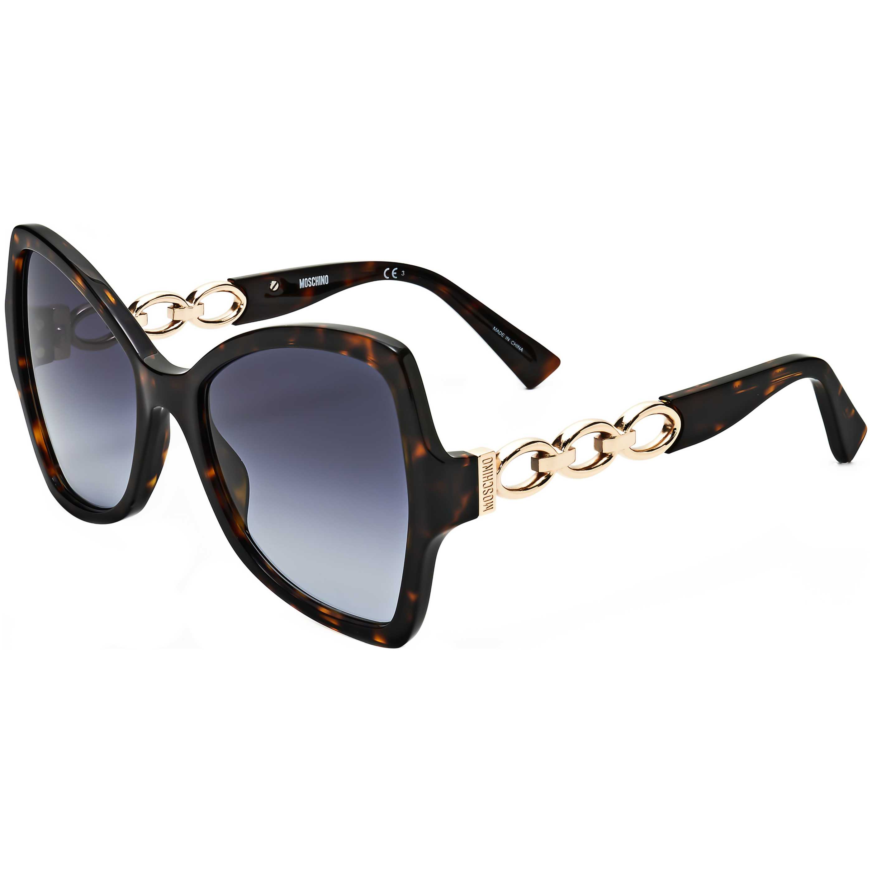 Preloved - Moschino MOS099S08654 Sunglasses — Black by Preloved - Moschino