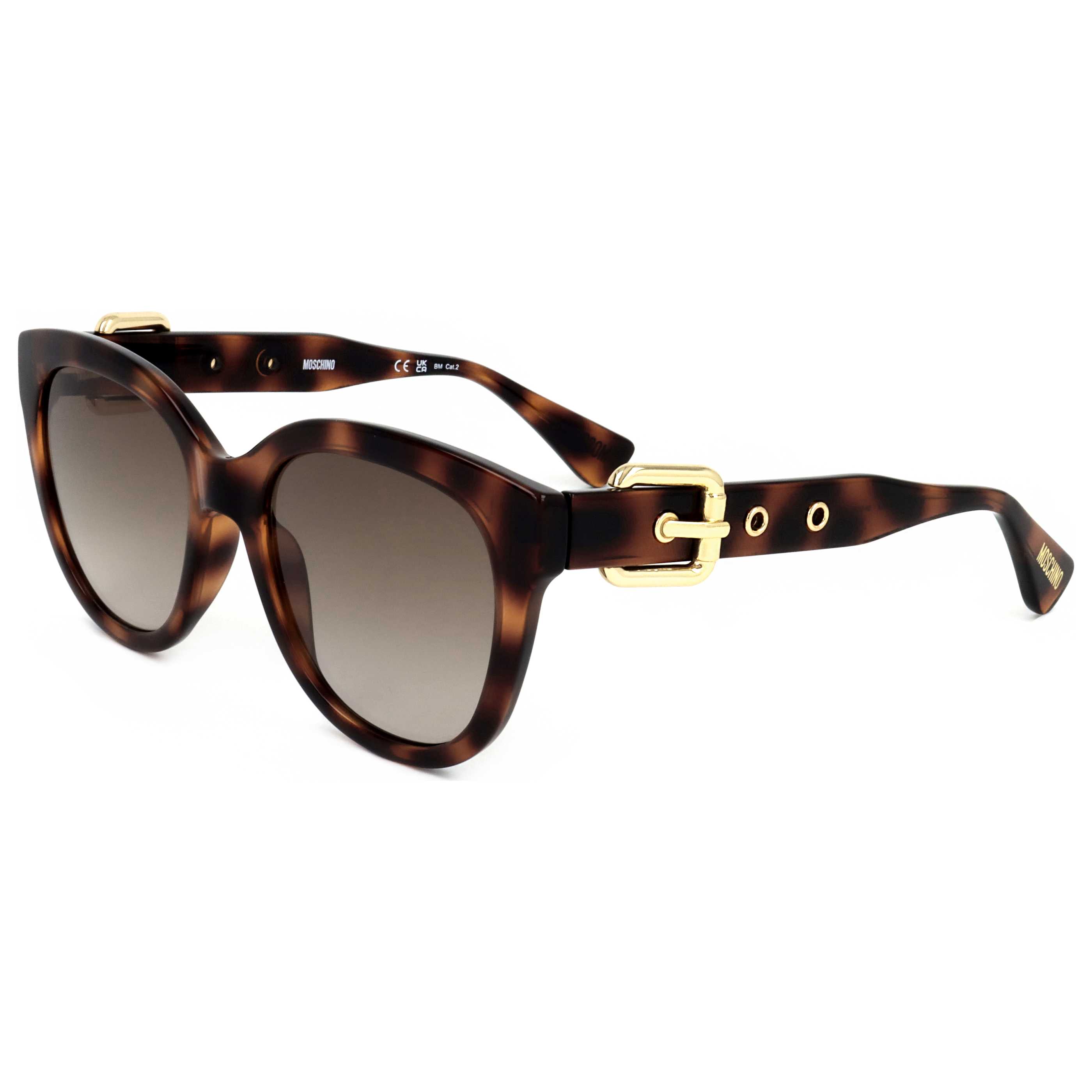 Preloved - Moschino MOS143S05L54 Sunglasses — Brown by Preloved - Moschino