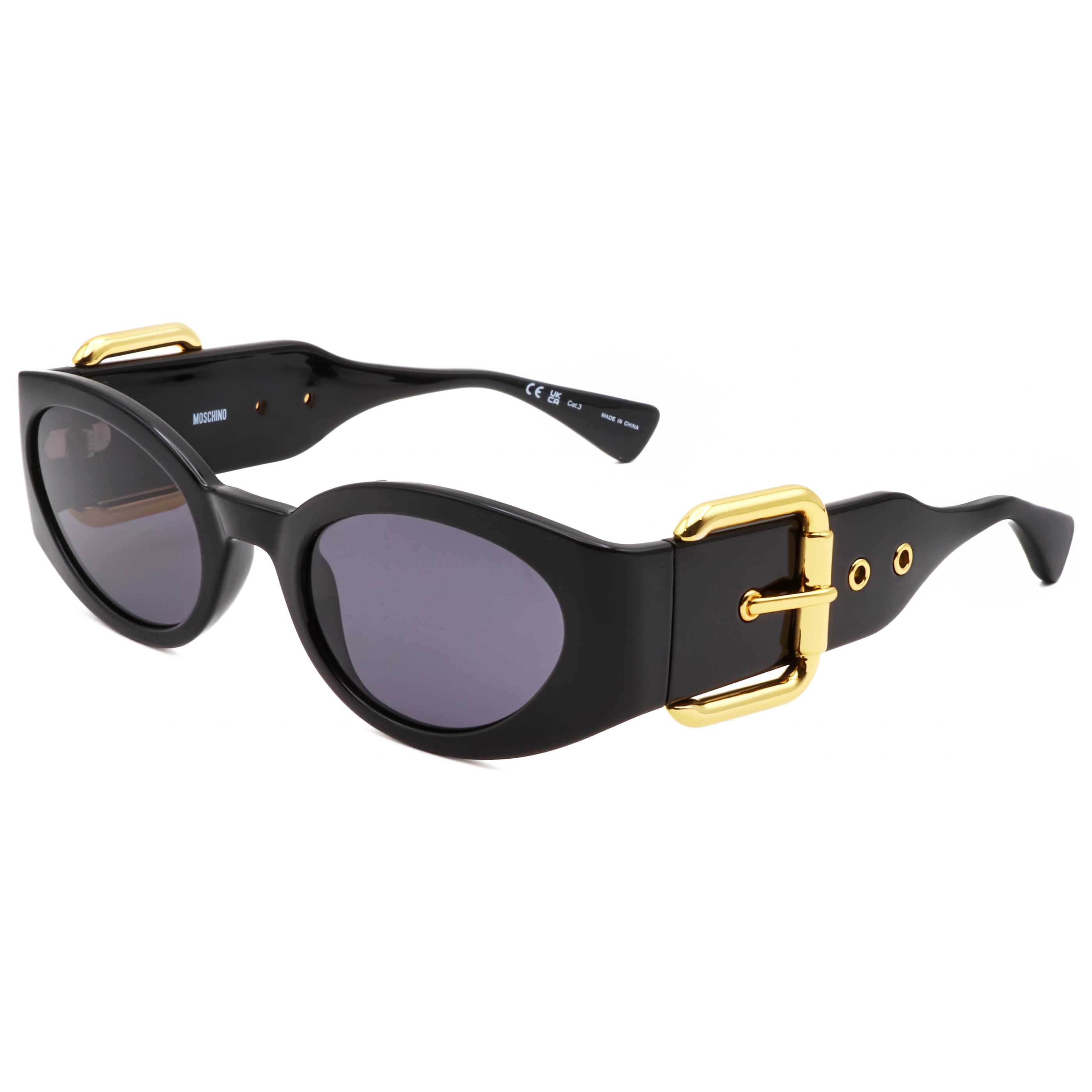 Preloved - Moschino MOS154S2M253 Sunglasses — Black by Preloved - Moschino