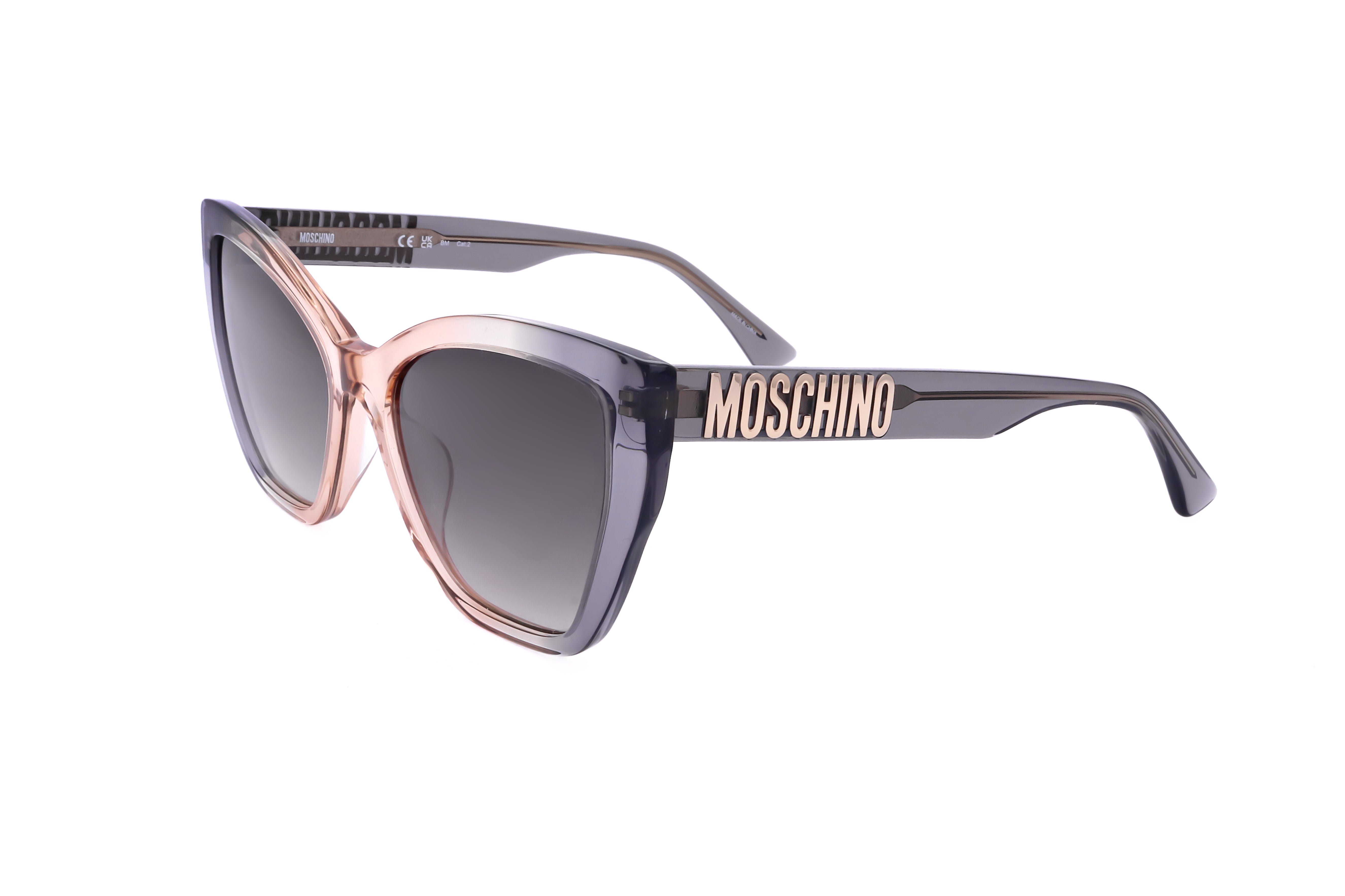 Preloved - Moschino MOS155SMQE55 Sunglasses — Gray by Preloved - Moschino