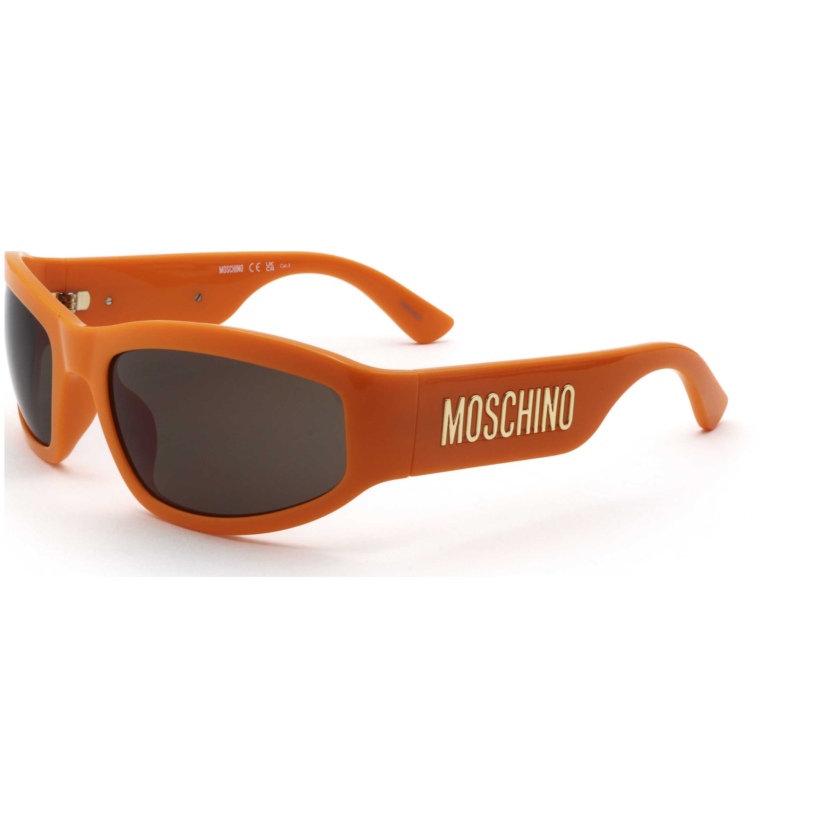Preloved - Moschino MOS164SL7Q60 Logo-Embellished Sunglasses — Orange by Preloved - Moschino