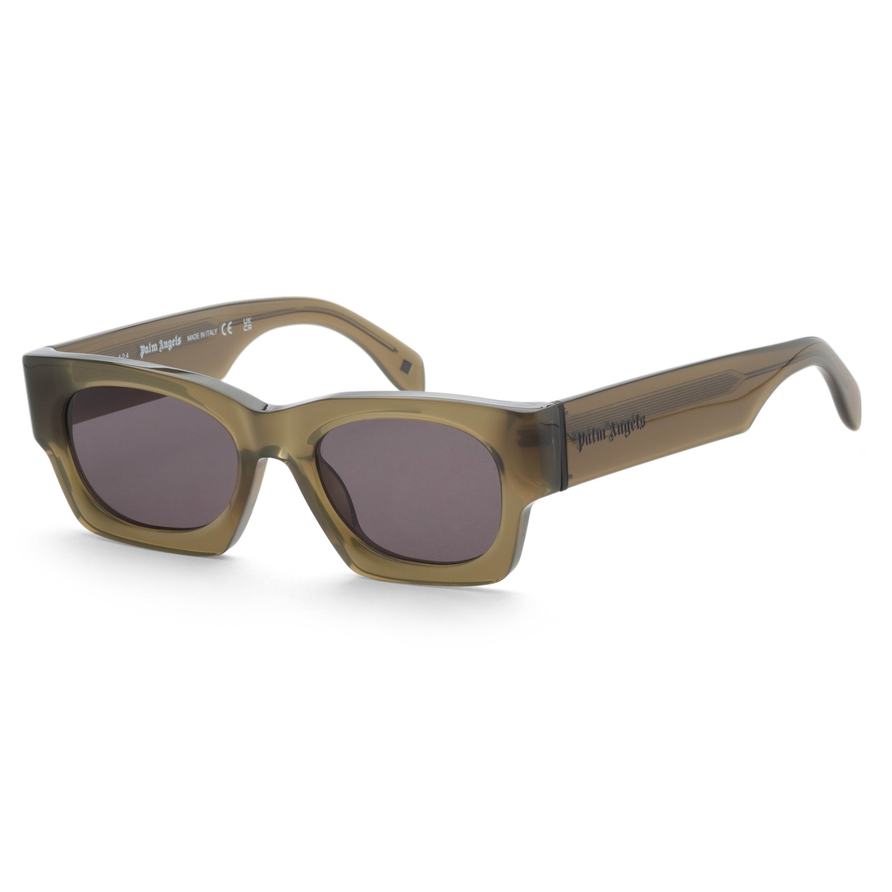 Preloved - Palm Angels PERI089F24PLA0015907 Sunglasses — Brown by Preloved - Palm Angels