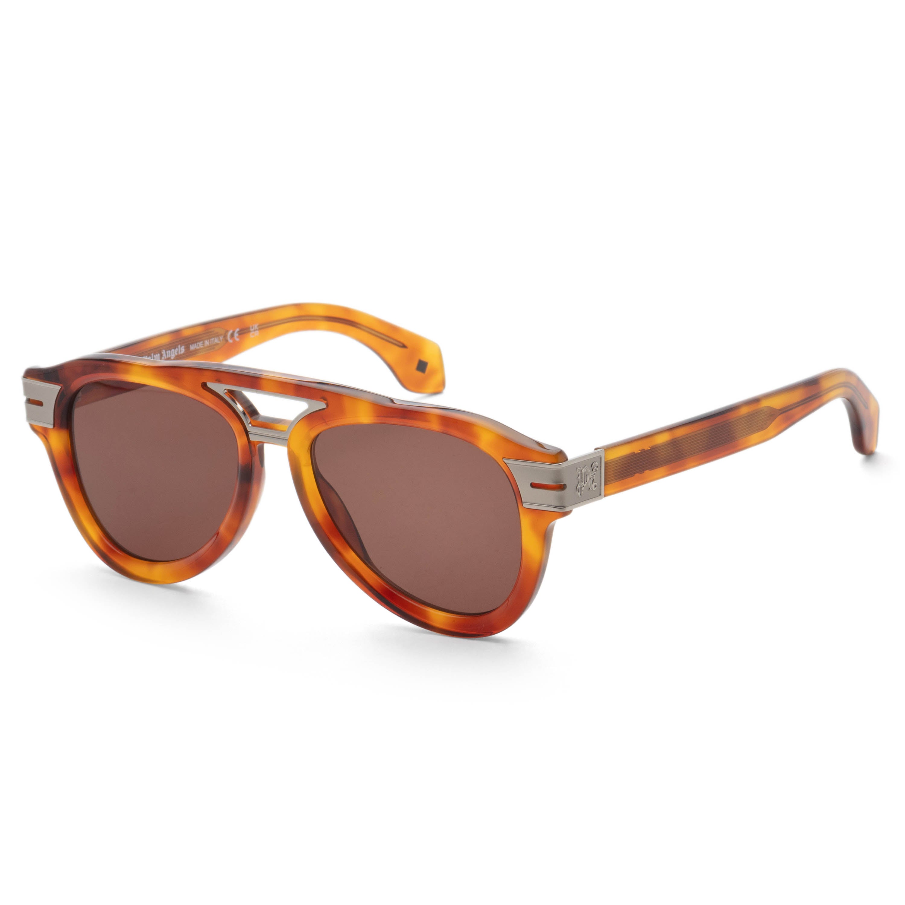 Preloved - Palm Angels PERI100F24PLA0012464 Sunglasses — Orange by Preloved - Palm Angels