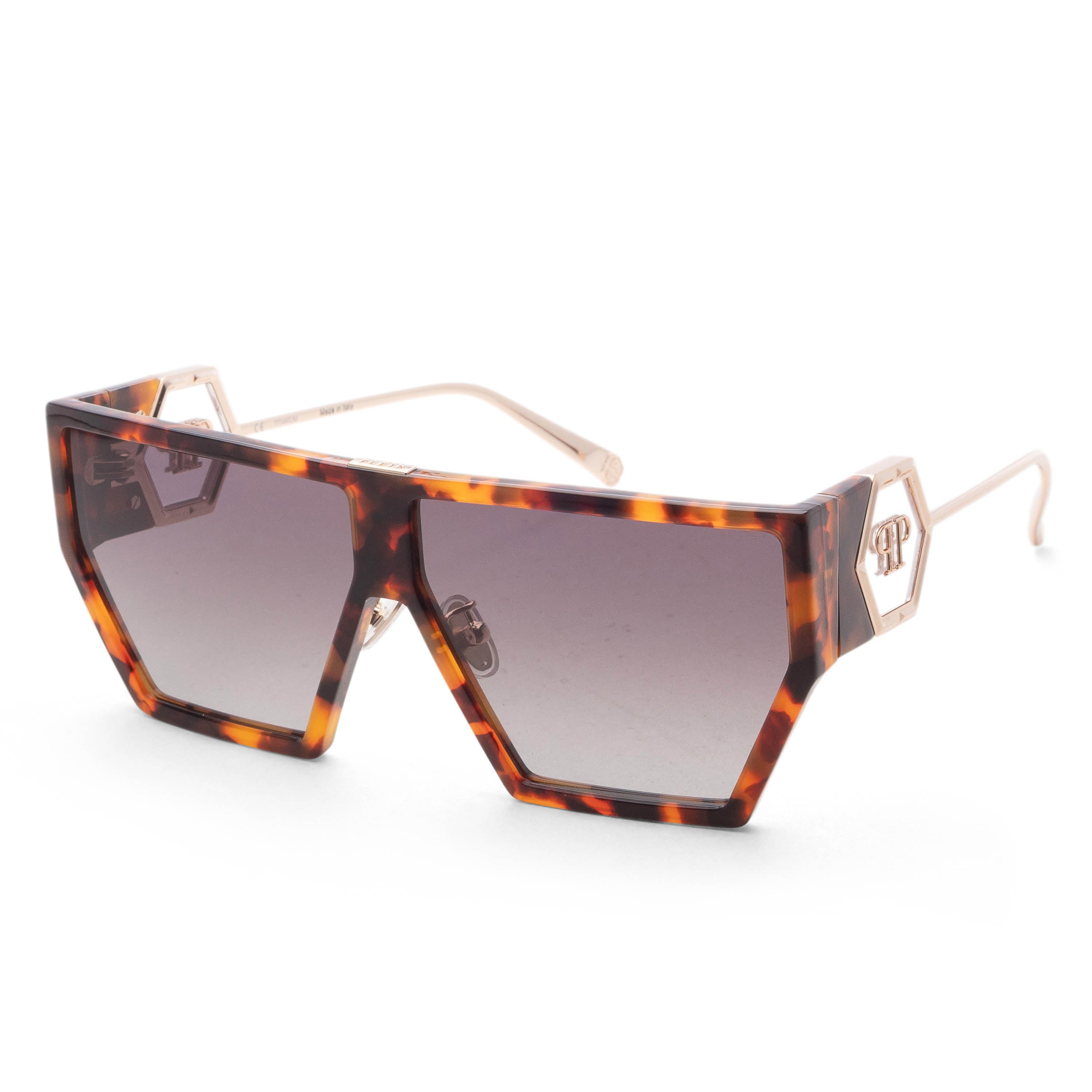 Preloved - Philipp Plein SPP040M650728 Sunglasses — Brown by Preloved - Philipp Plein