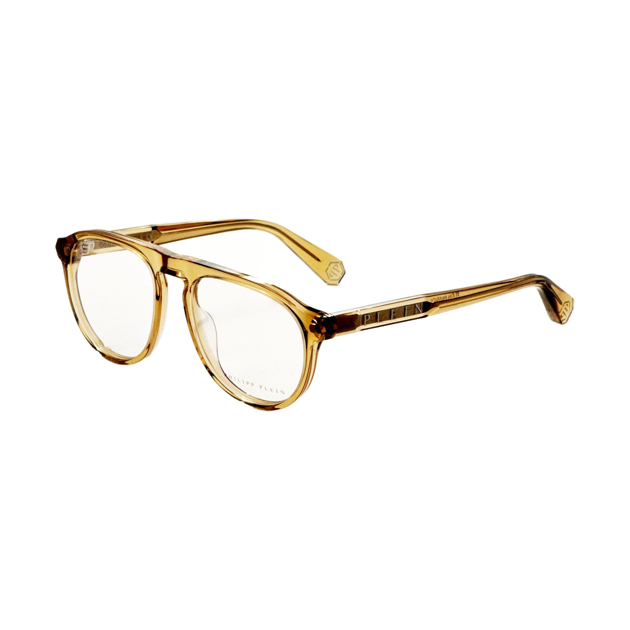 Preloved - Philipp Plein VPP016M540913 Eyeglasses — Brown by Preloved - Philipp Plein