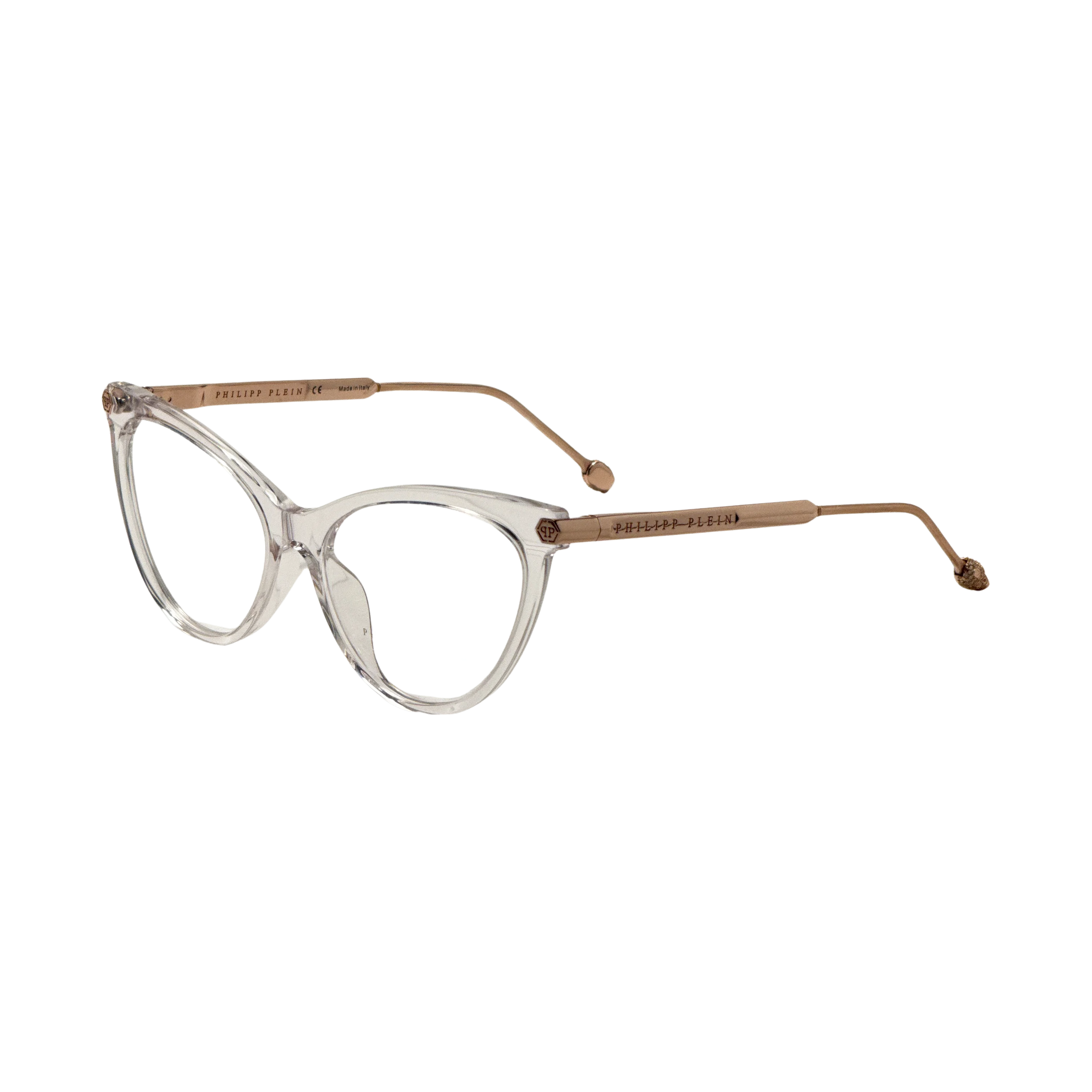 Preloved - Philipp Plein VPP037S540880 Crystal Eyeglasses — Crystal by Preloved - Philipp Plein
