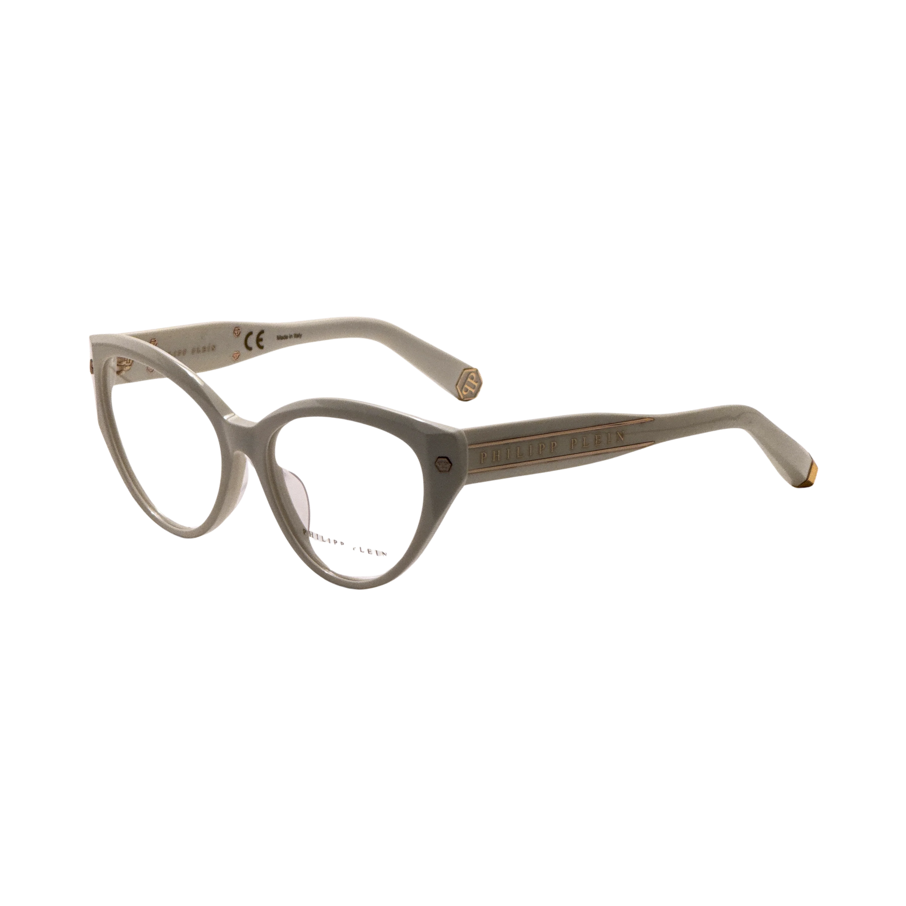 Preloved - Philipp Plein VPP052M5403GF Eyeglasses — Taupe by Preloved - Philipp Plein
