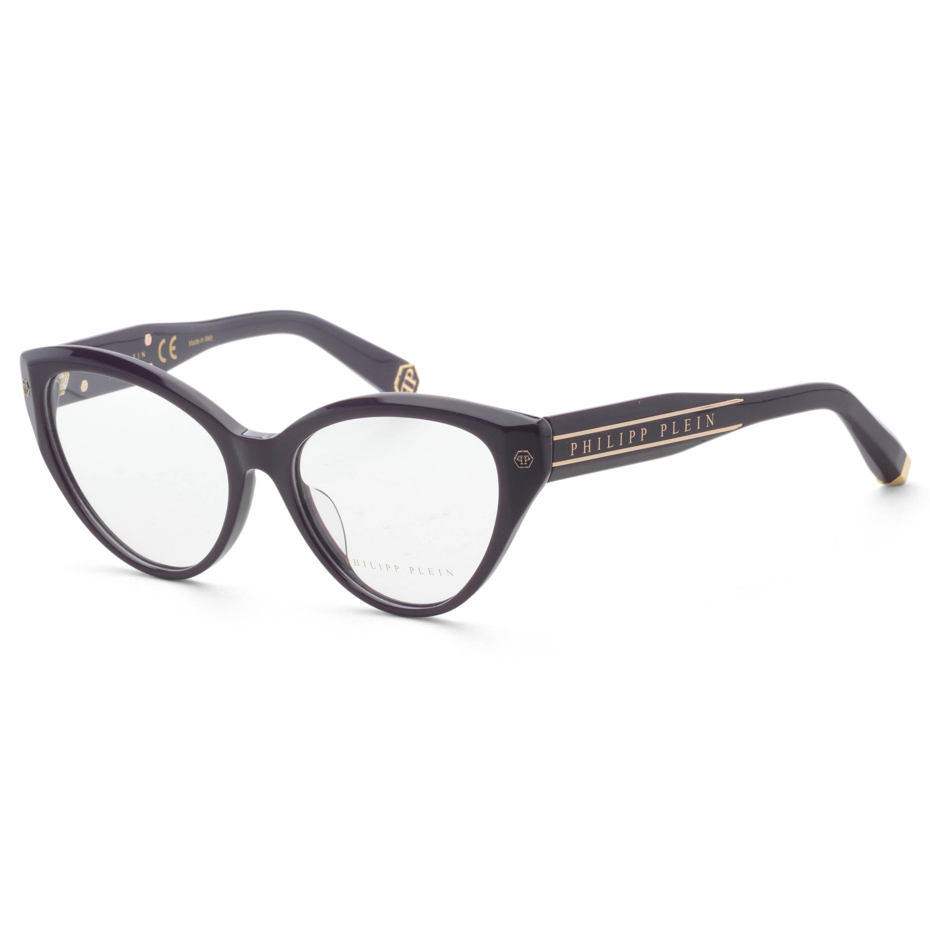 Preloved - Philipp Plein VPP052M5409NU Cat-Eye Eyeglasses — Black by Preloved - Philipp Plein