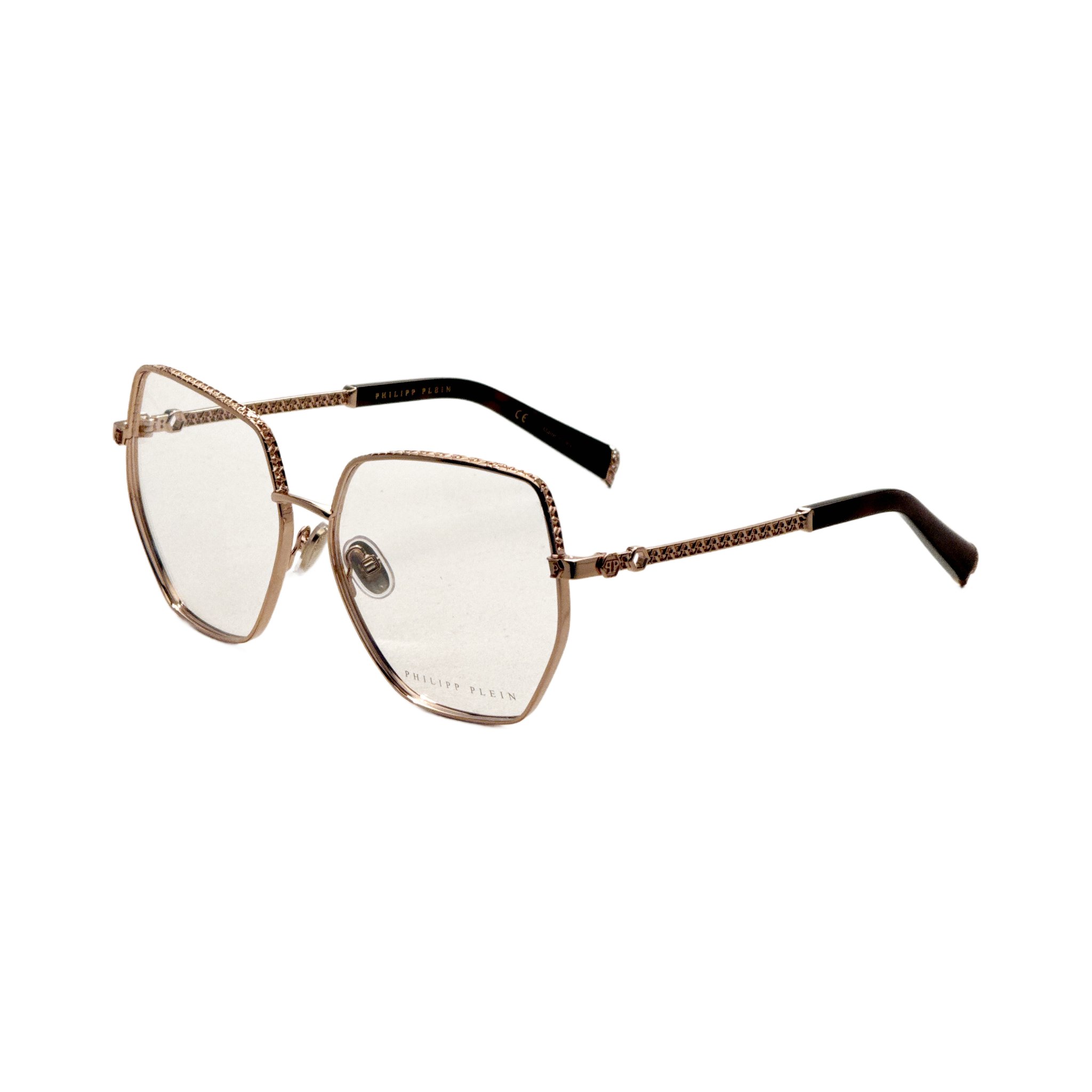 Preloved - Philipp Plein VPP054S5708FC Metal Frame Eyeglasses — Copper by Preloved - Philipp Plein