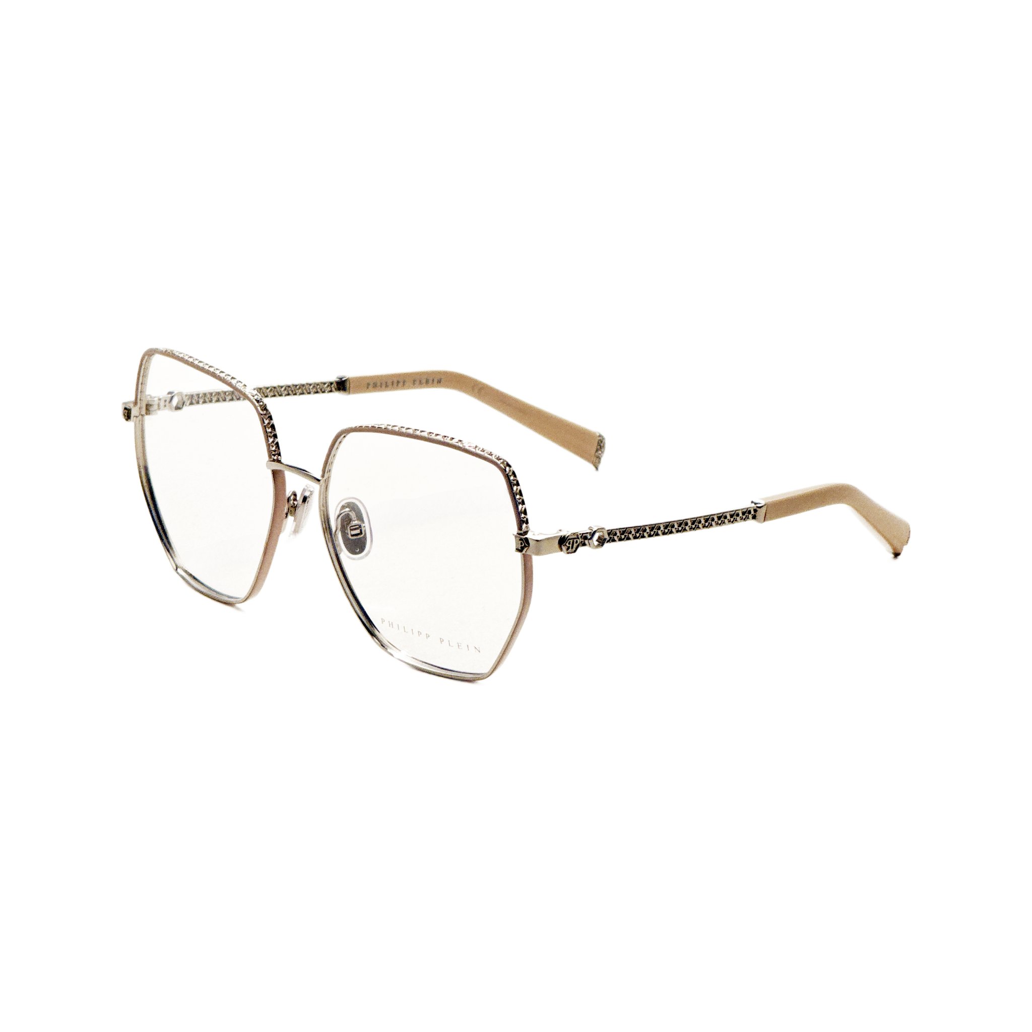 Preloved - Philipp Plein VPP054S570S31 Eyeglasses — Beige by Preloved - Philipp Plein