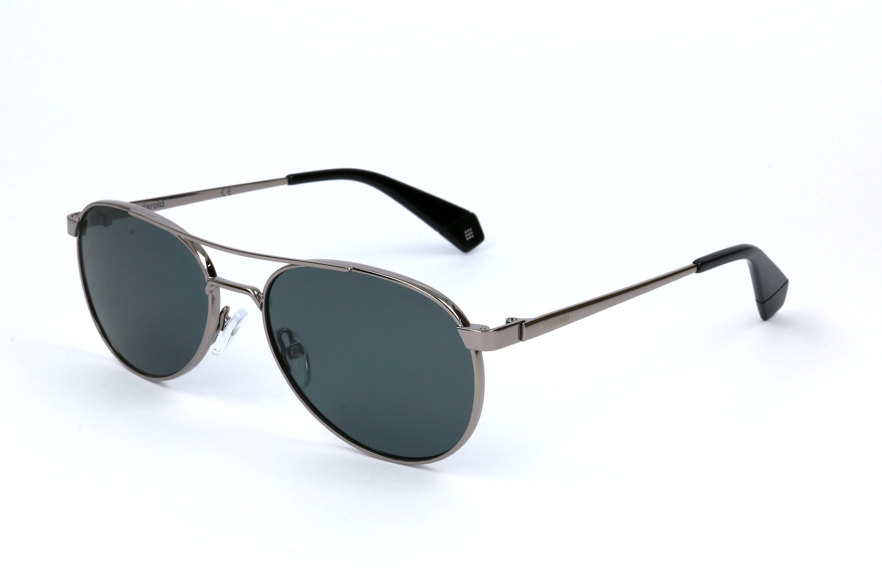 Preloved - Polaroid PLD6070SX6LB56 Polarized Aviator Sunglasses — Gray by Preloved - Polaroid