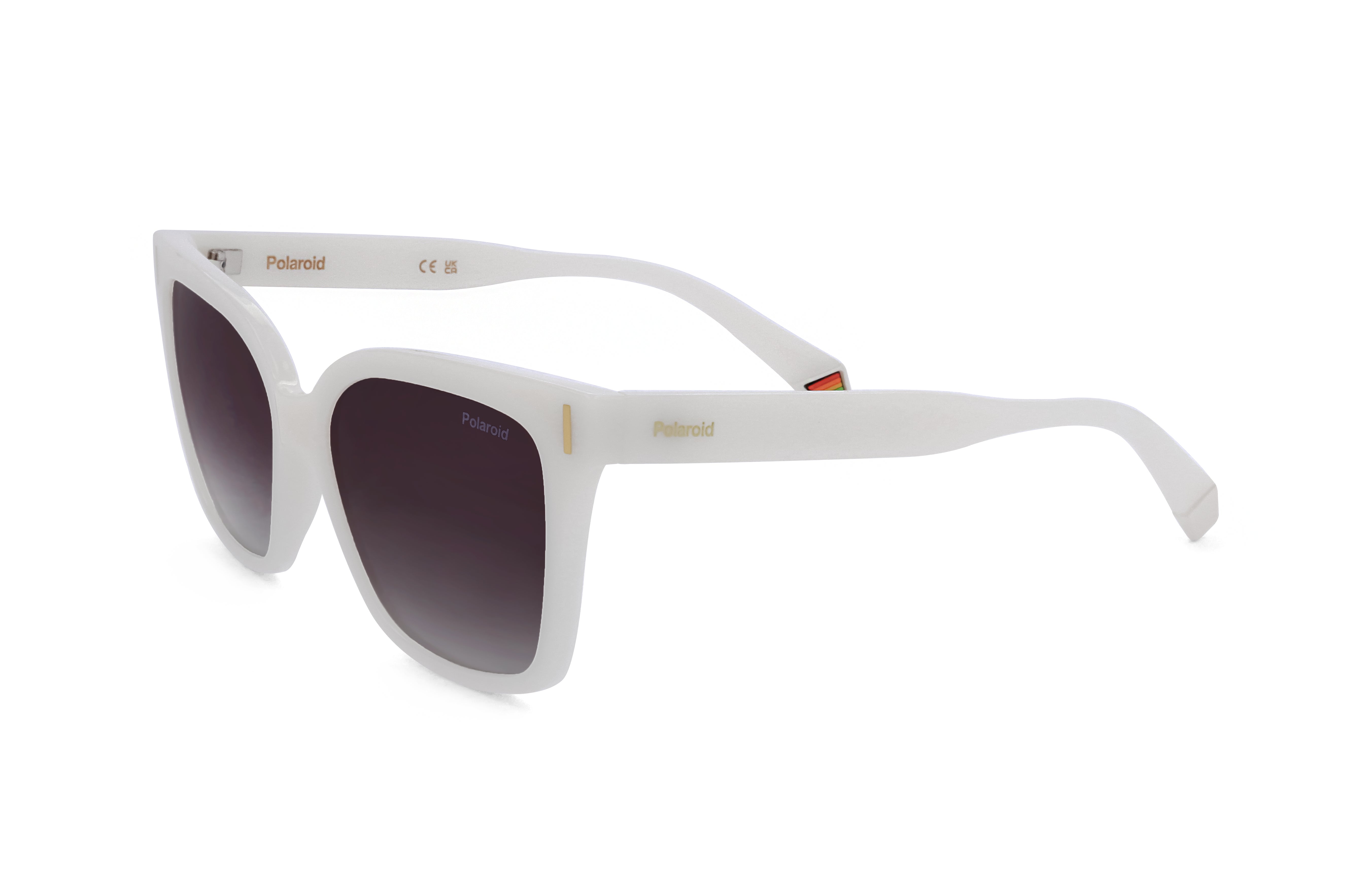 Preloved - Polaroid PLD6192SVK654 Polarized Sunglasses — White by Preloved - Polaroid