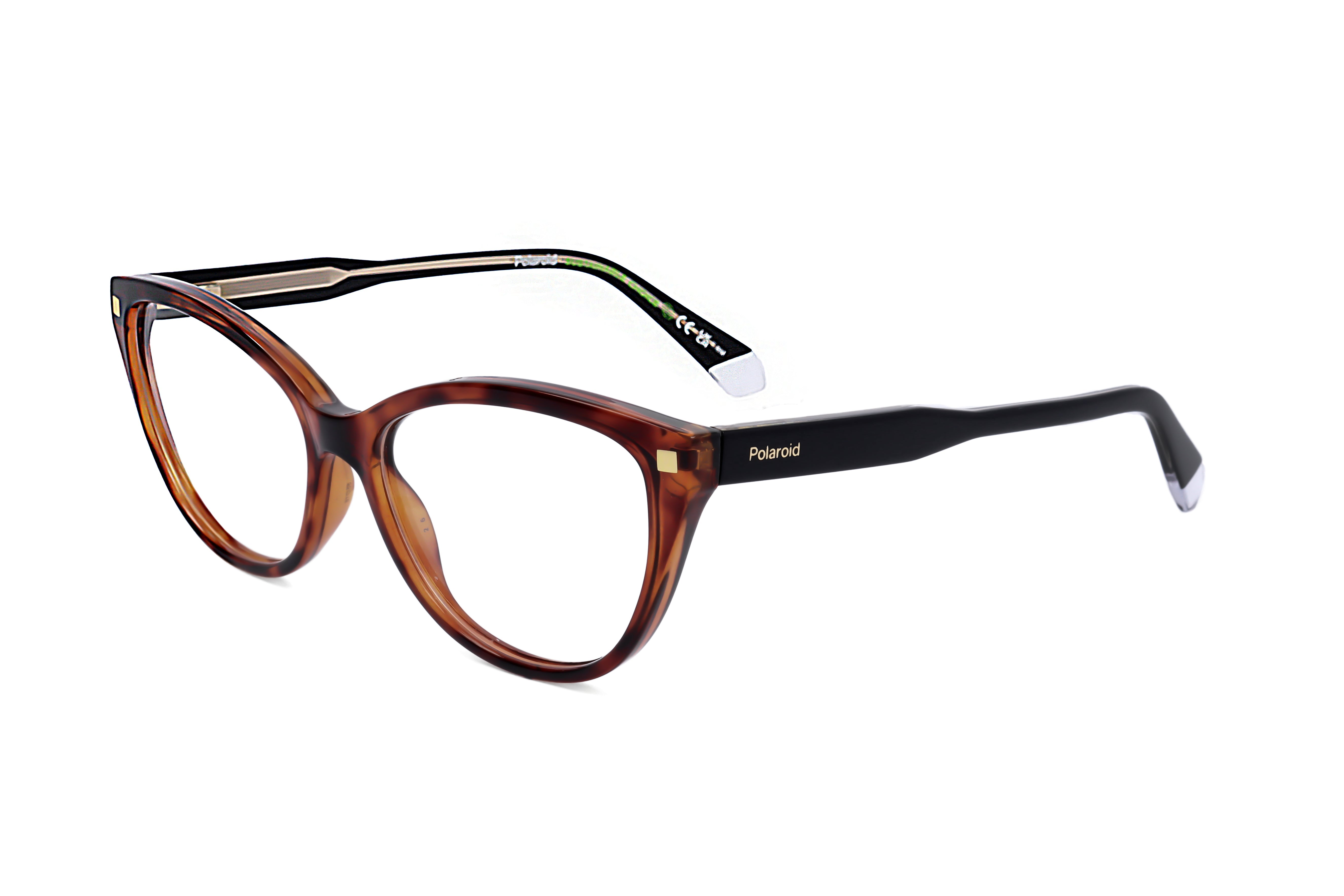 Preloved - Polaroid PLDD49308655 Cat-Eye Havana Eyeglasses — Brown by Preloved - Polaroid