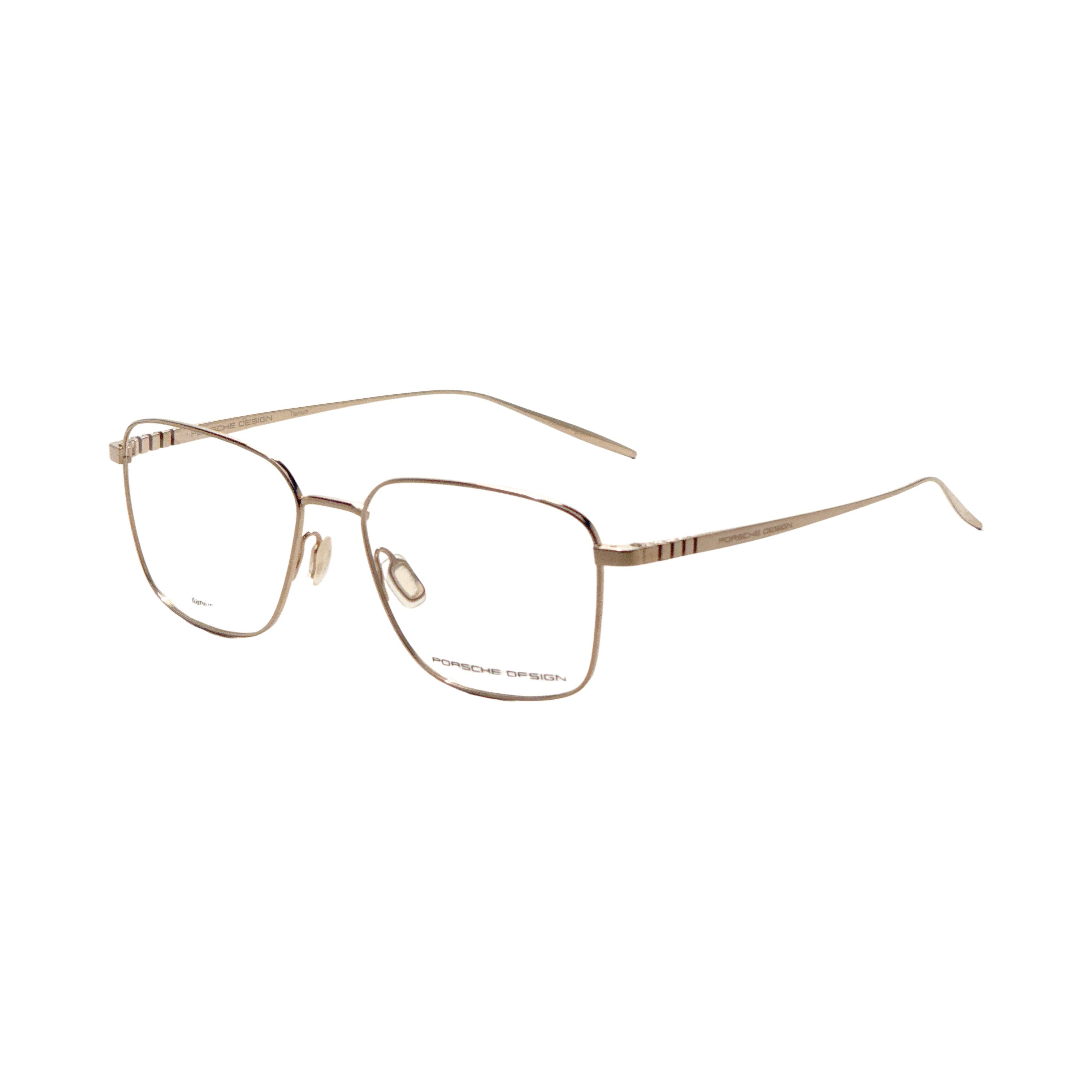 Preloved - Porsche Design P837254B Metal Rectangle Eyeglasses — Gold by Preloved - Porsche Design