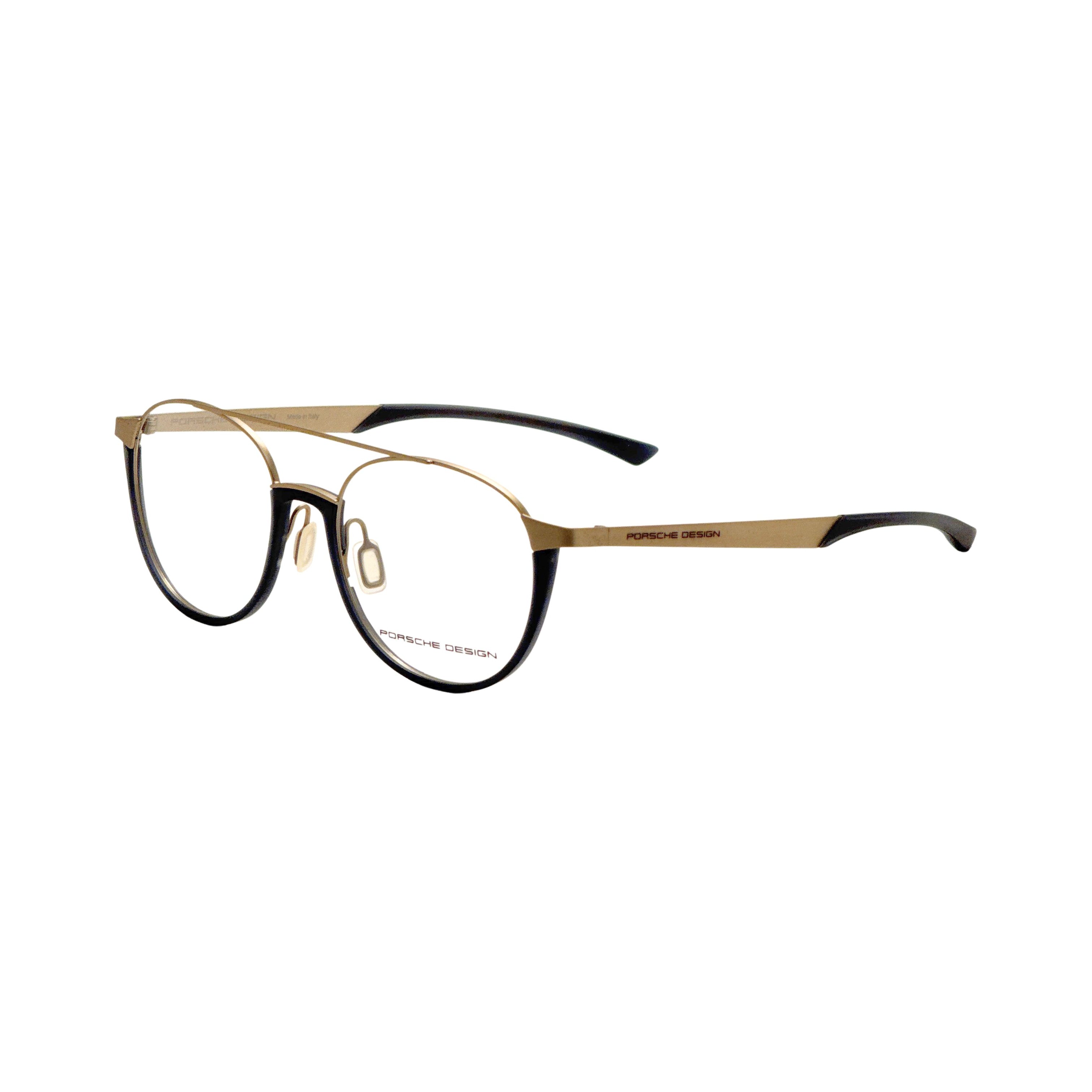 Preloved - Porsche Design P838952B Titanium Browline Eyeglasses — Gold by Preloved - Porsche Design