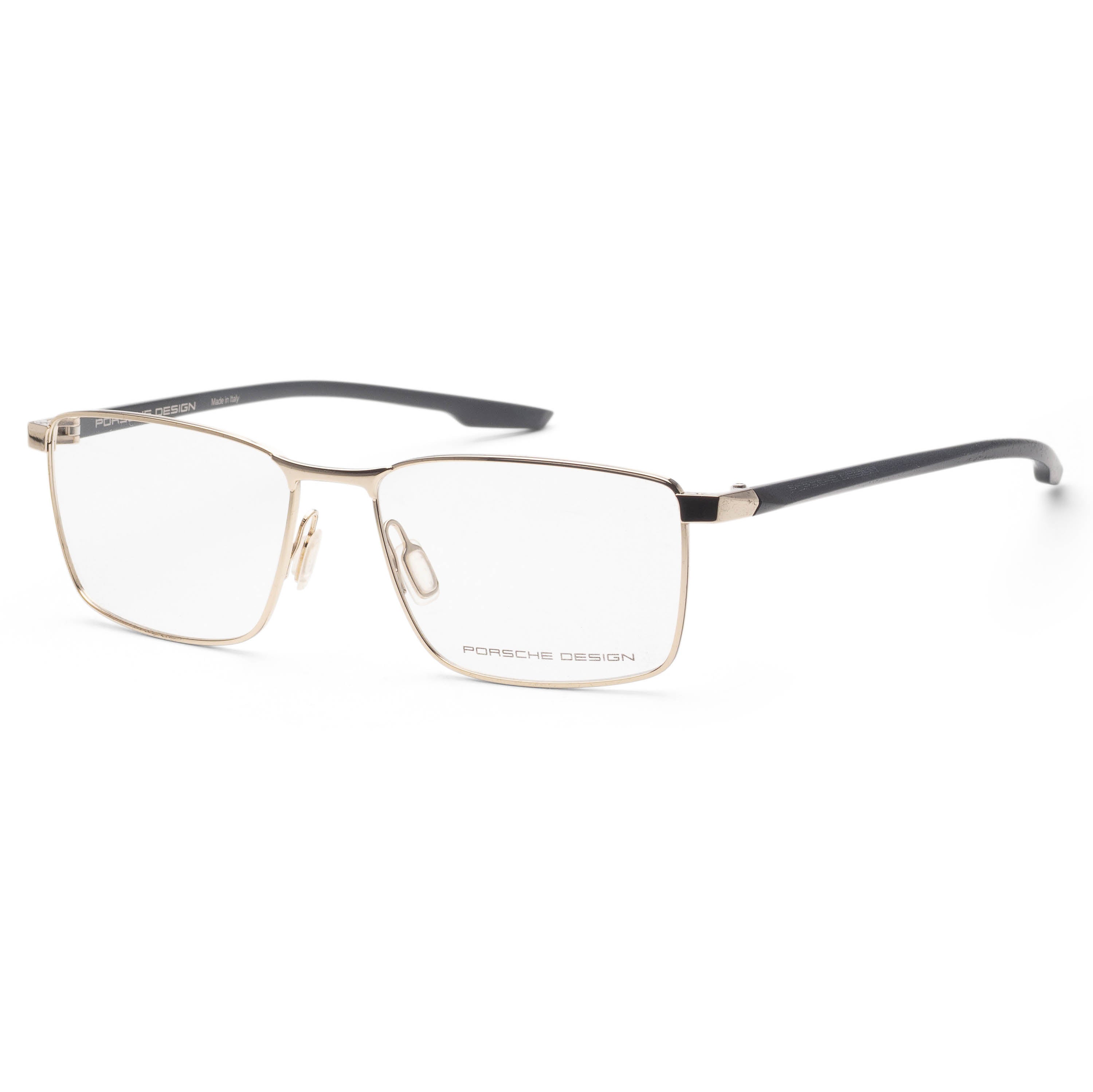 Preloved - Porsche Design P873355B Metal Rectangle Eyeglasses — Gold by Preloved - Porsche Design