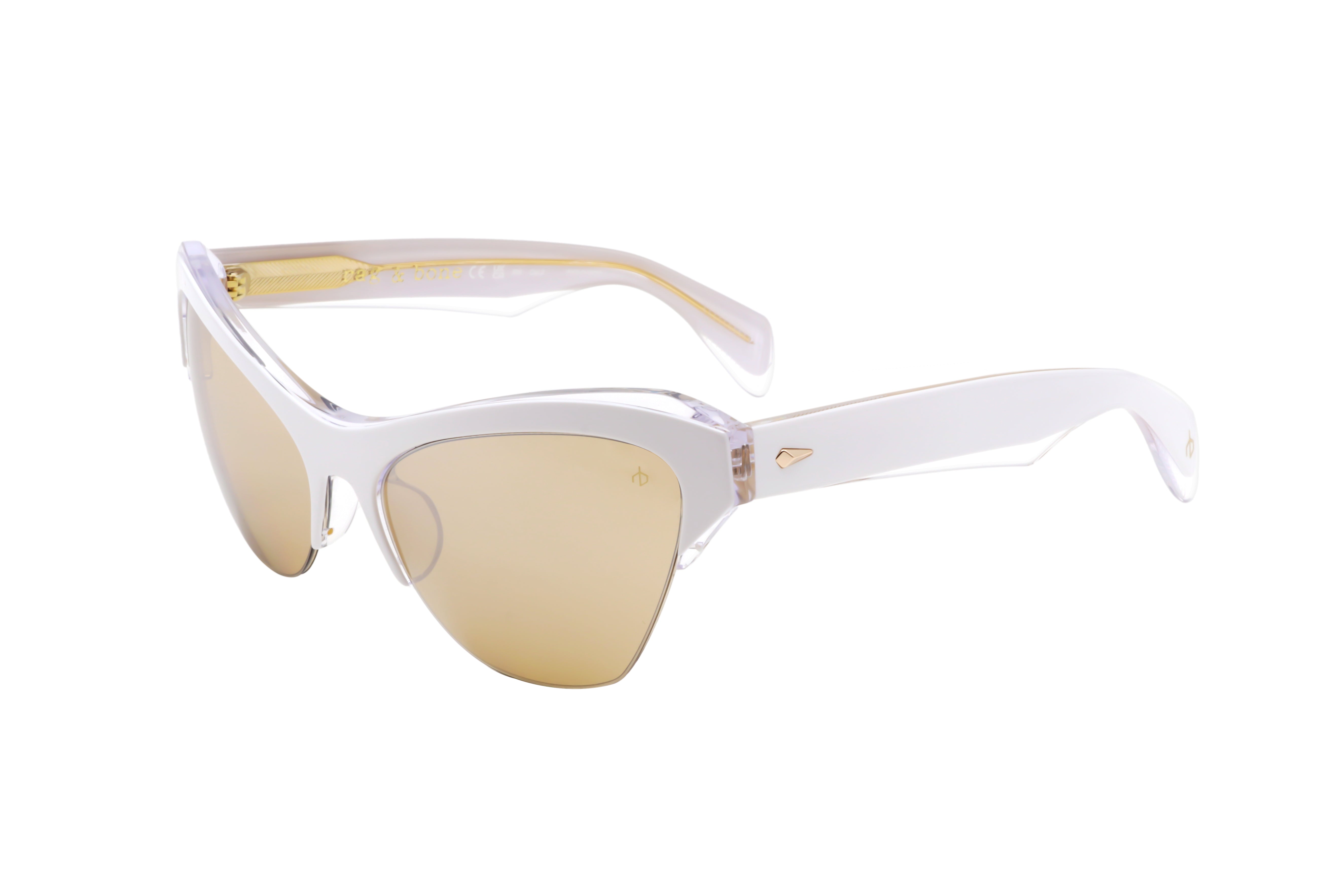Preloved - Rag & Bone RNB1079SP9U61 Sunglasses — White by Preloved - Rag & Bone