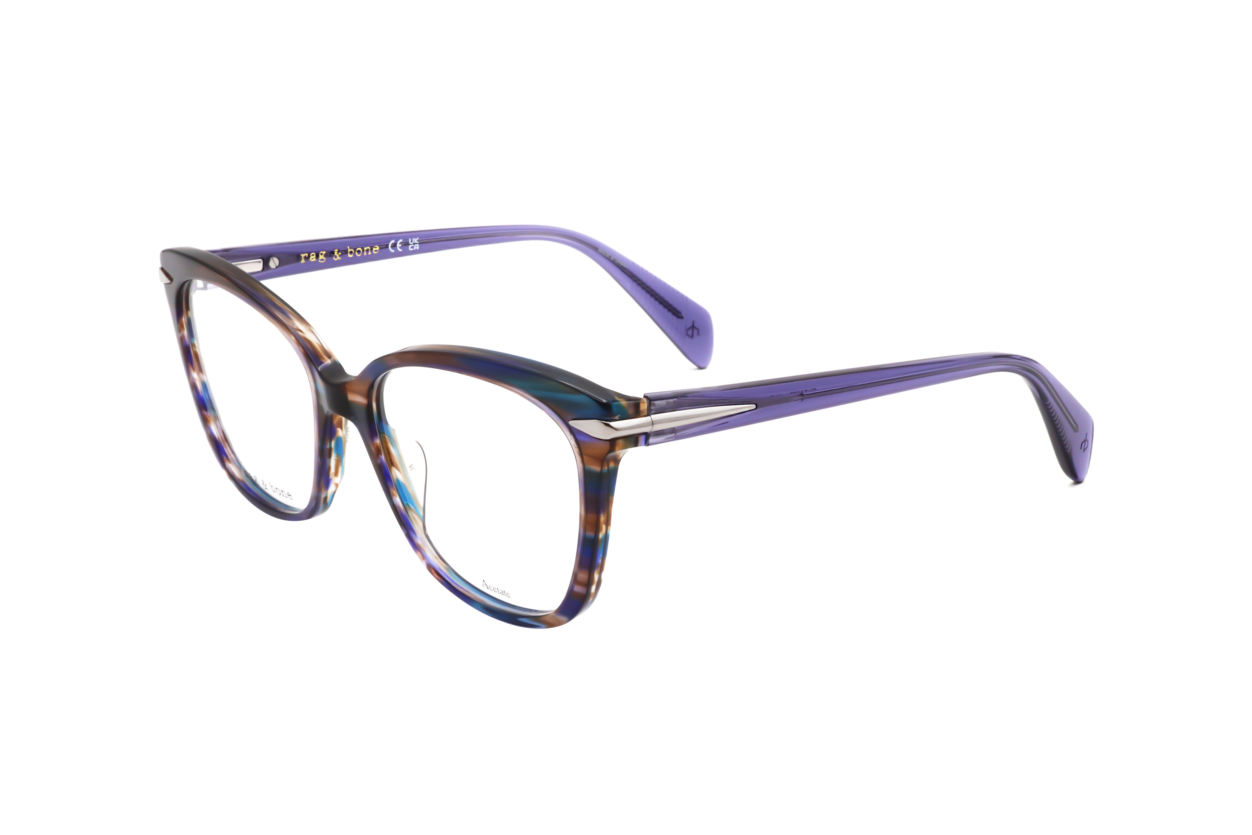 Preloved - Rag & Bone RNB3077IWF54 Eyeglasses — Multicolor by Preloved - Rag & Bone
