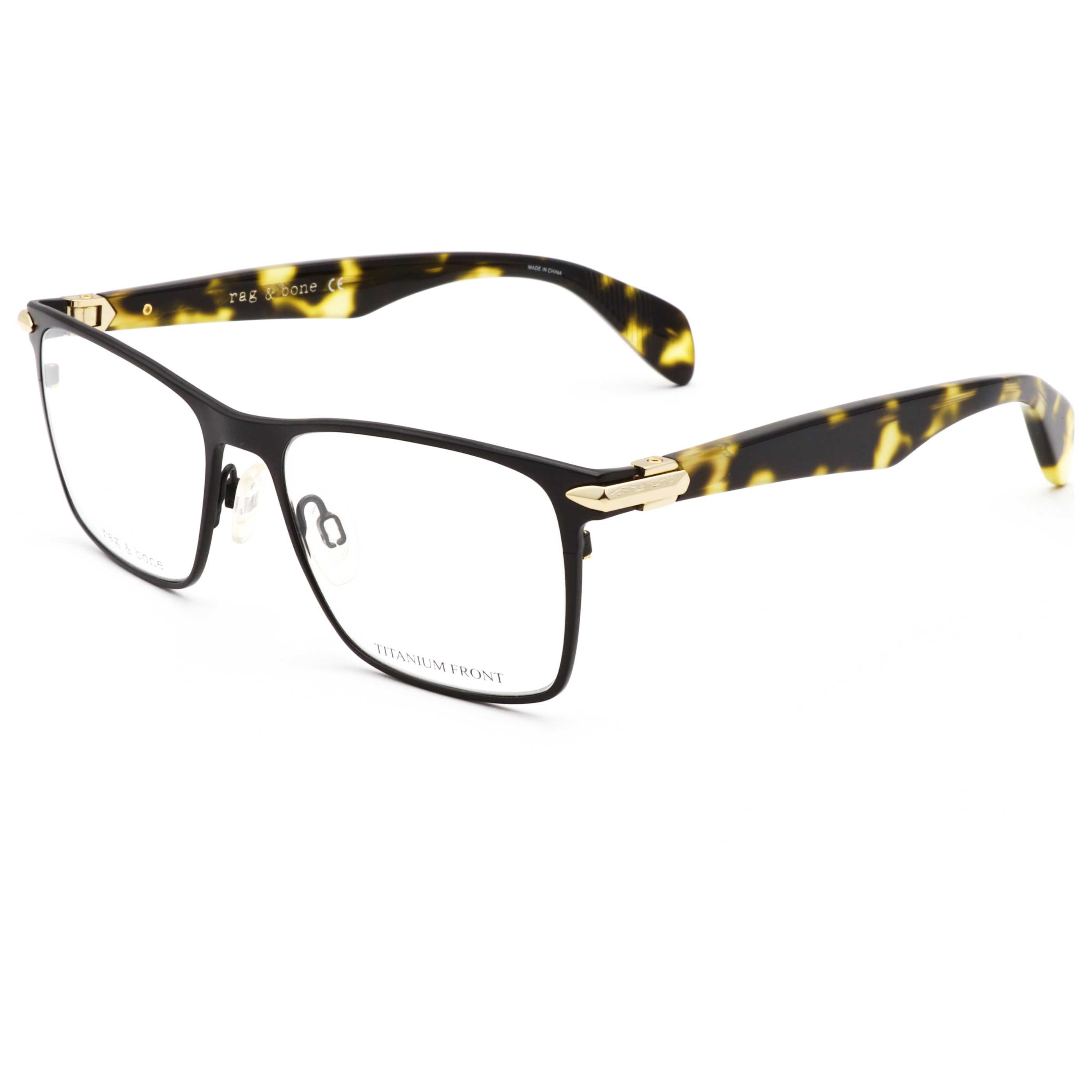Preloved - Rag & Bone RNB70090AM53 Eyeglasses — Black by Preloved - Rag & Bone