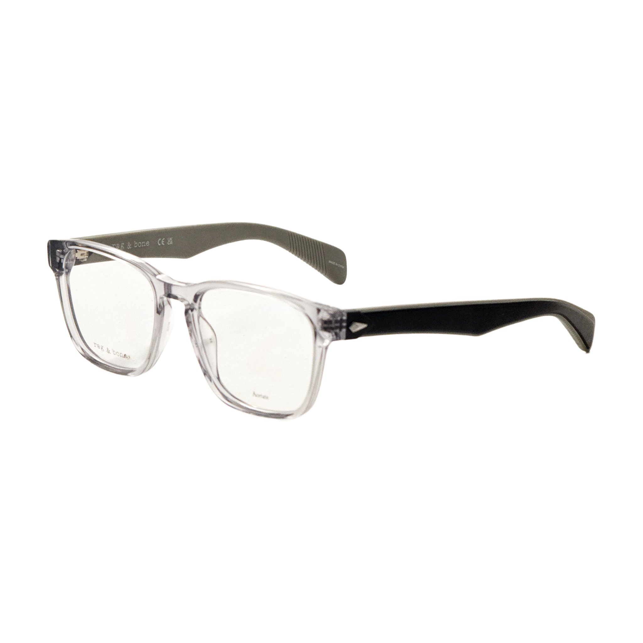 Preloved - Rag & Bone RNB7032GKB754 Clear-Lens Eyeglasses — Gray by Preloved - Rag & Bone