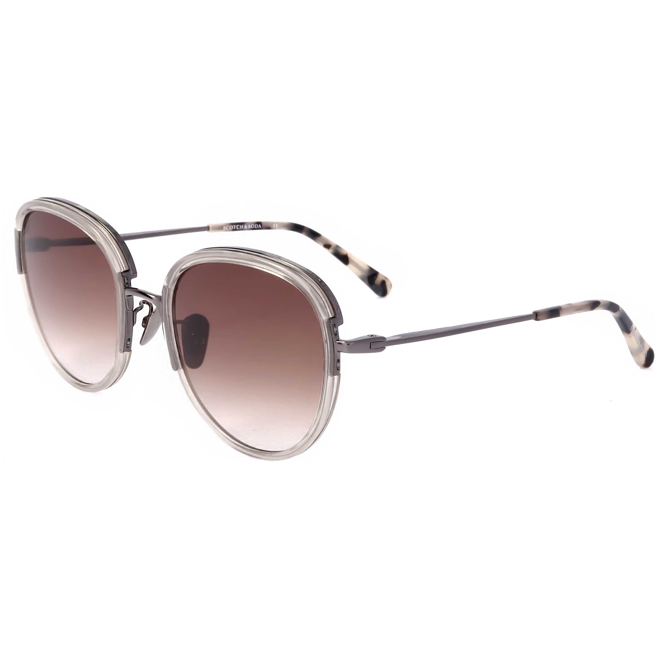 Preloved - Scotch & Soda SS401290653 Round Crystal Sunglasses — Clear by Preloved - Scotch & Soda