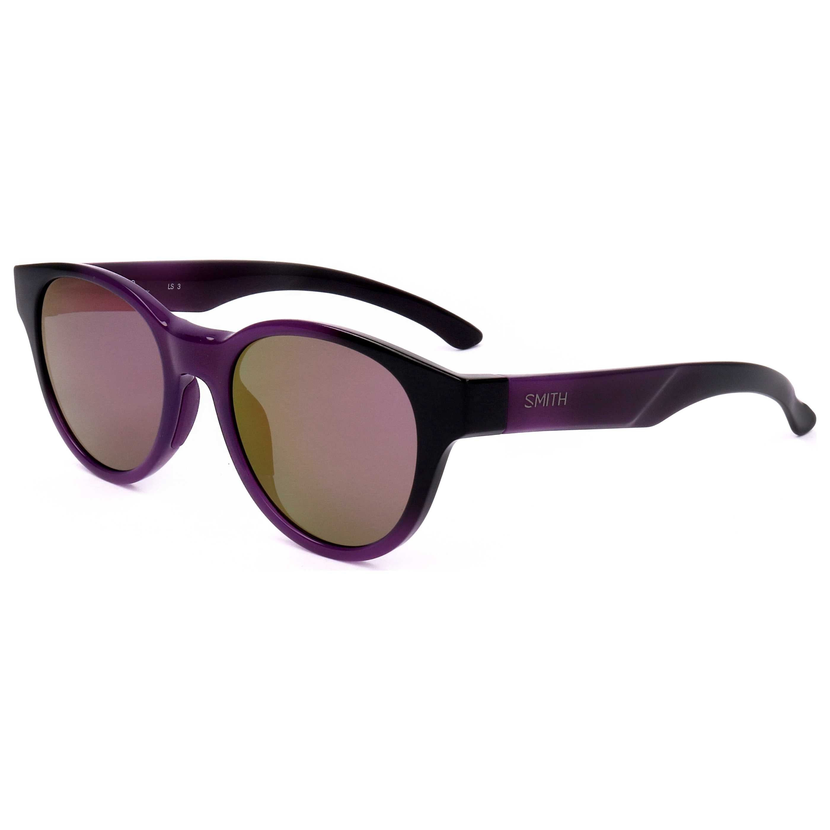 Preloved - Smith Optics SNARE2JK51 Mirrored Lens Sunglasses — Purple by Preloved - Smith Optics