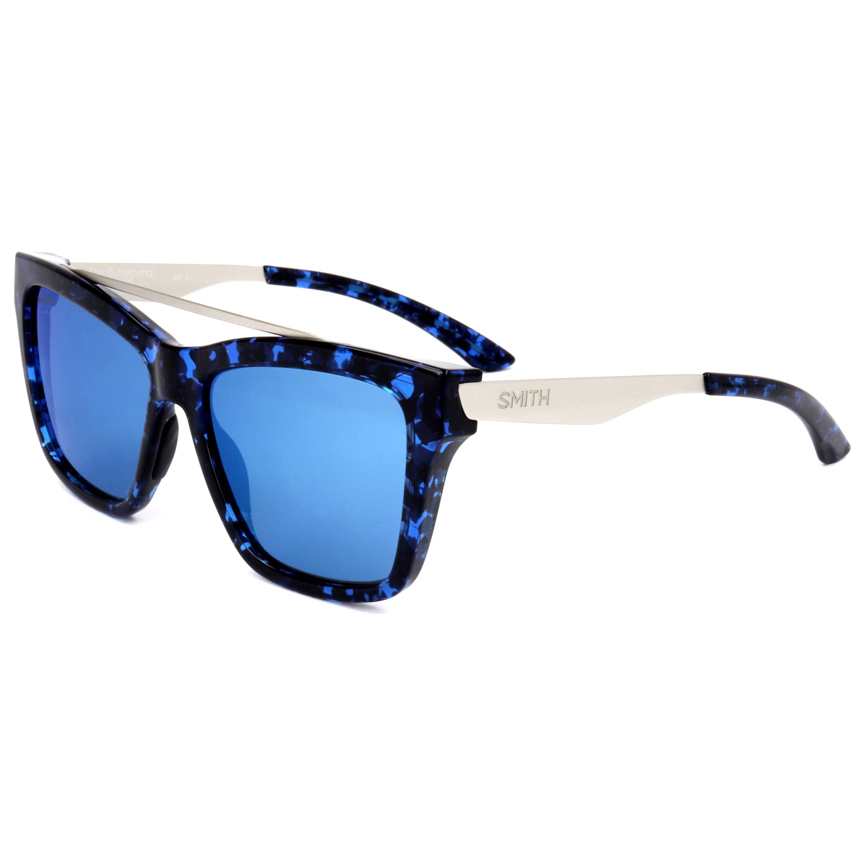 Preloved - Smith Optics THERUNAROUND2RT55 Sunglasses — Blue by Preloved - Smith Optics