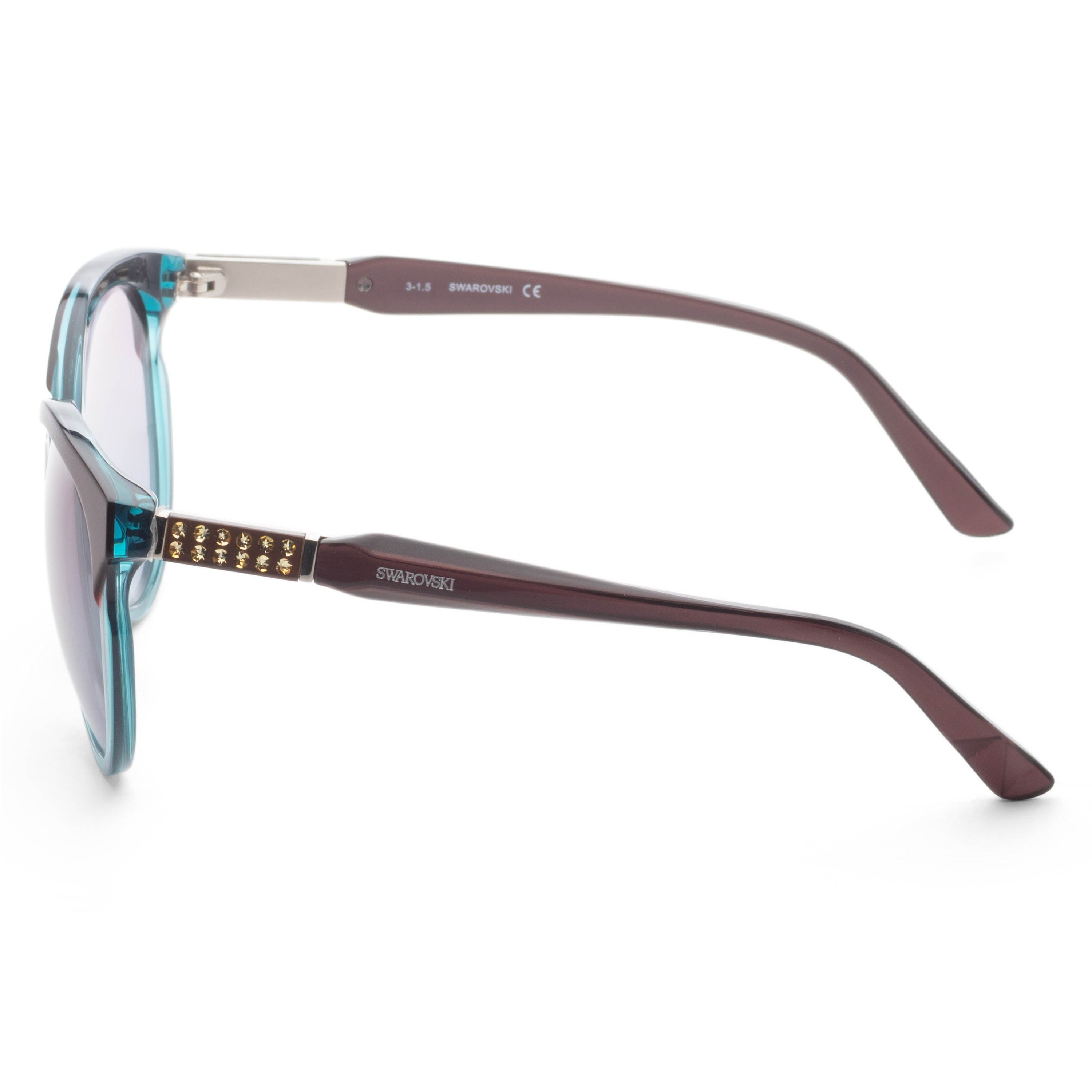 Preloved - Swarovski SK0081F5889T Sunglasses — Turquoise, view 2