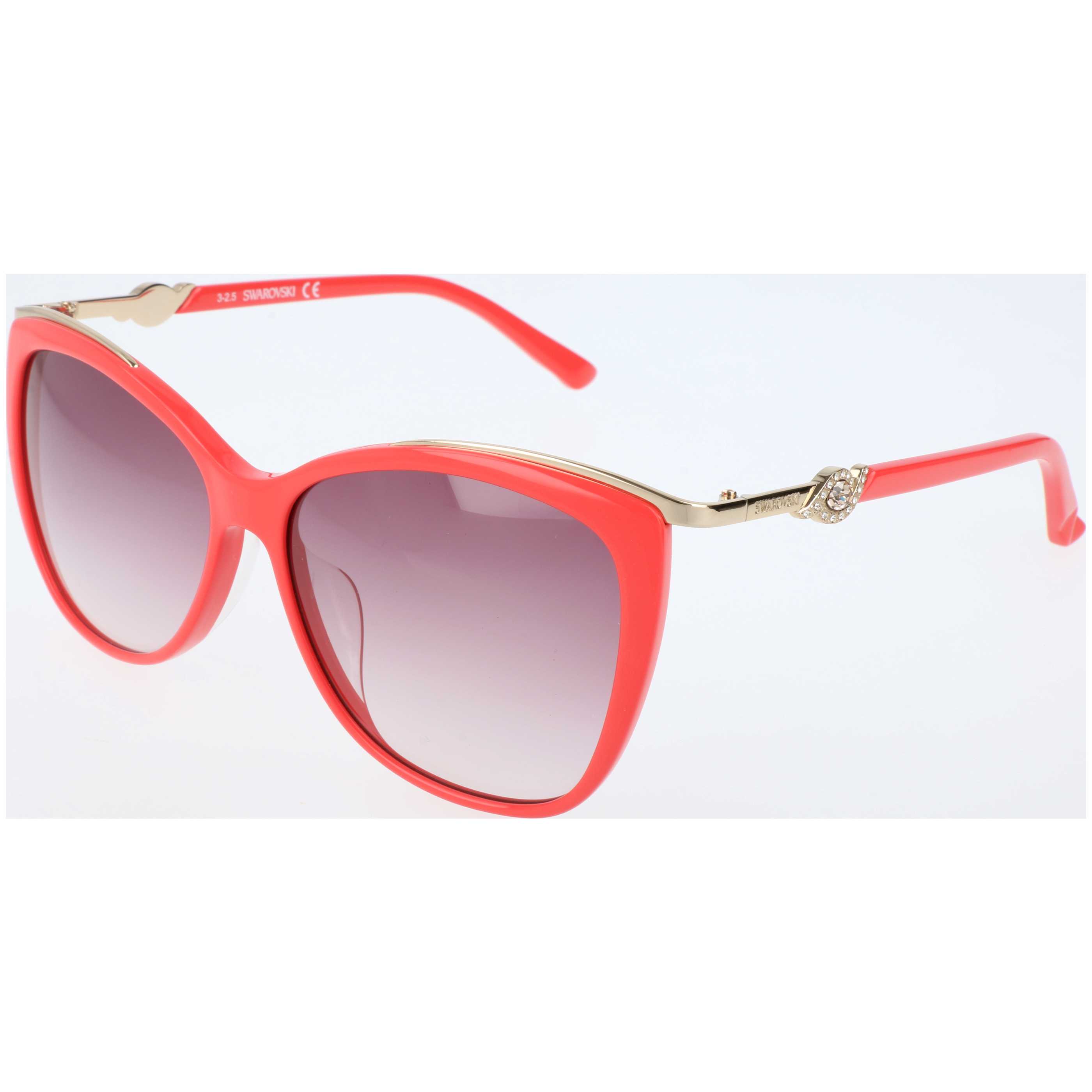 Preloved - Swarovski SK0104F5766F Gradient-Tinted Sunglasses — Red by Preloved - Swarovski