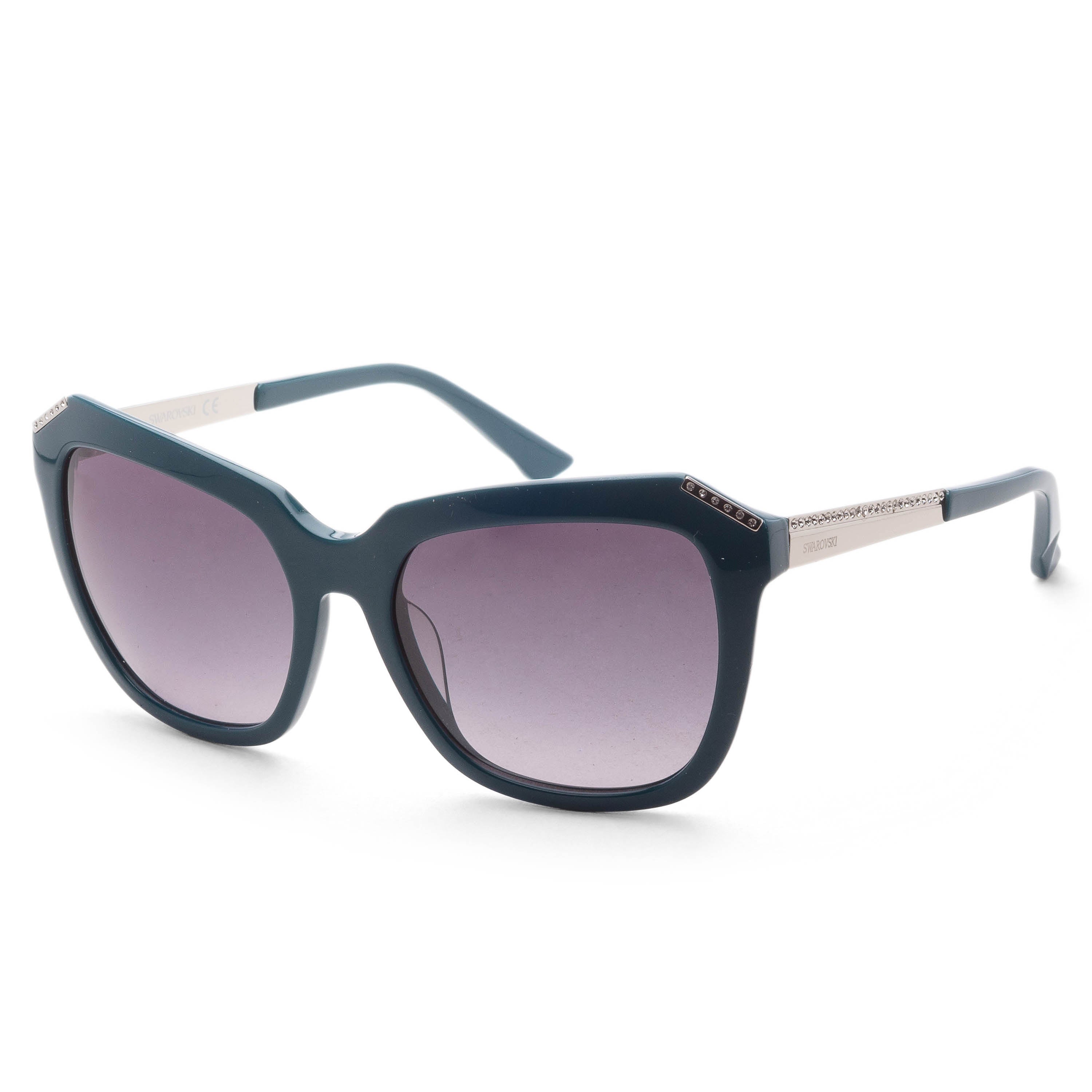 Preloved - Swarovski SK01155587B Gradient Lens Sunglasses — Black by Preloved - Swarovski