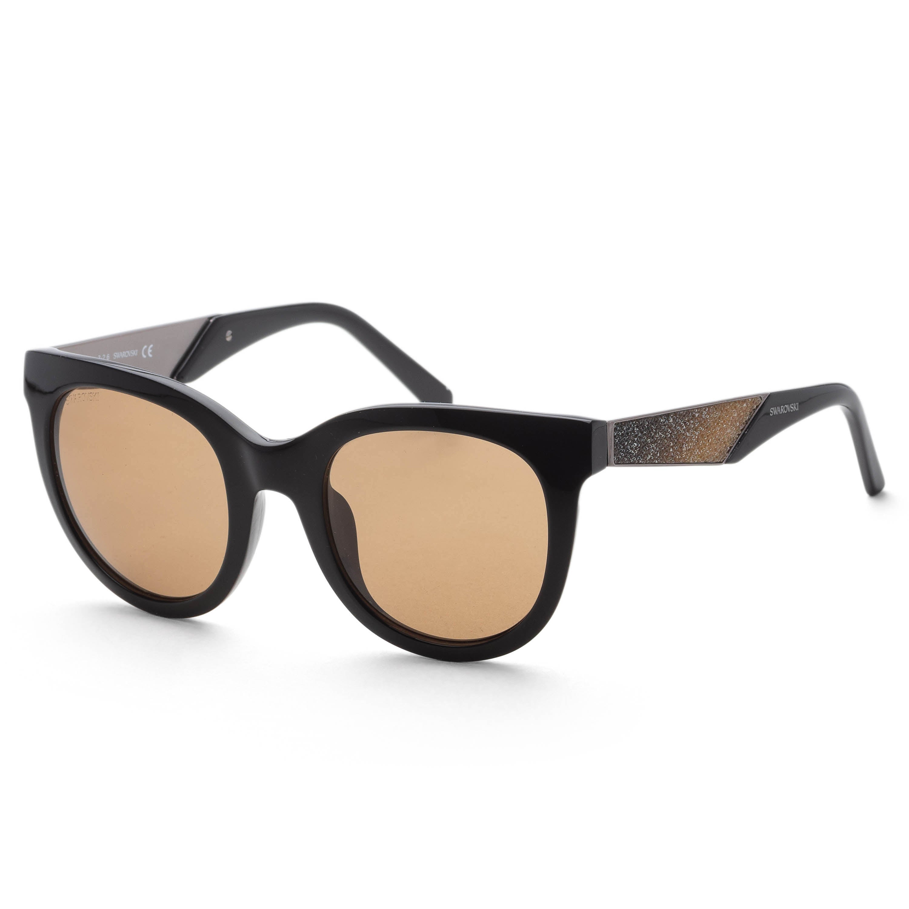 Preloved - Swarovski SK012601E Tinted Lens Sunglasses — Black by Preloved - Swarovski