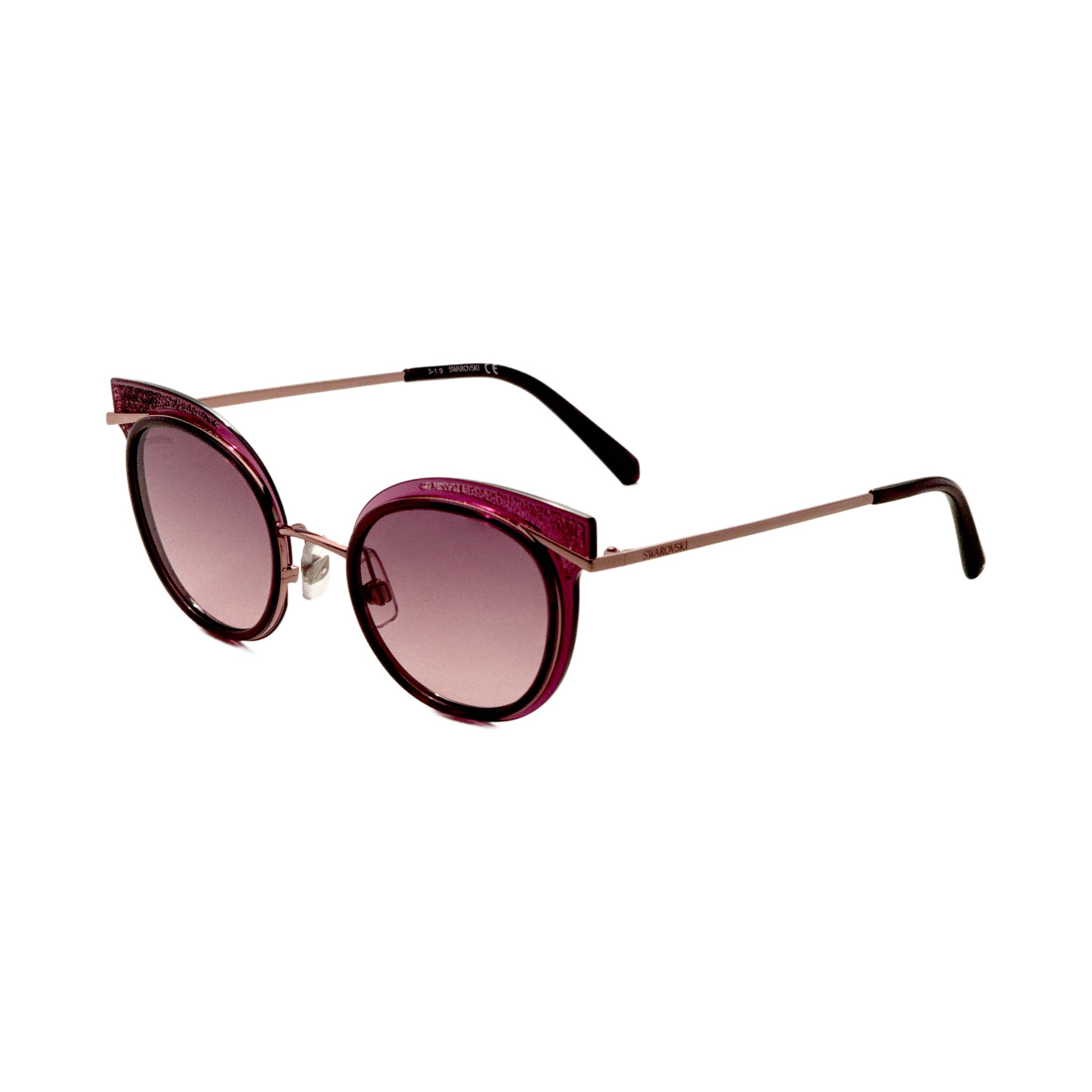Preloved - Swarovski SK01695078T Cat-eye Shiny Lilac Sunglasses — Pink by Preloved - Swarovski