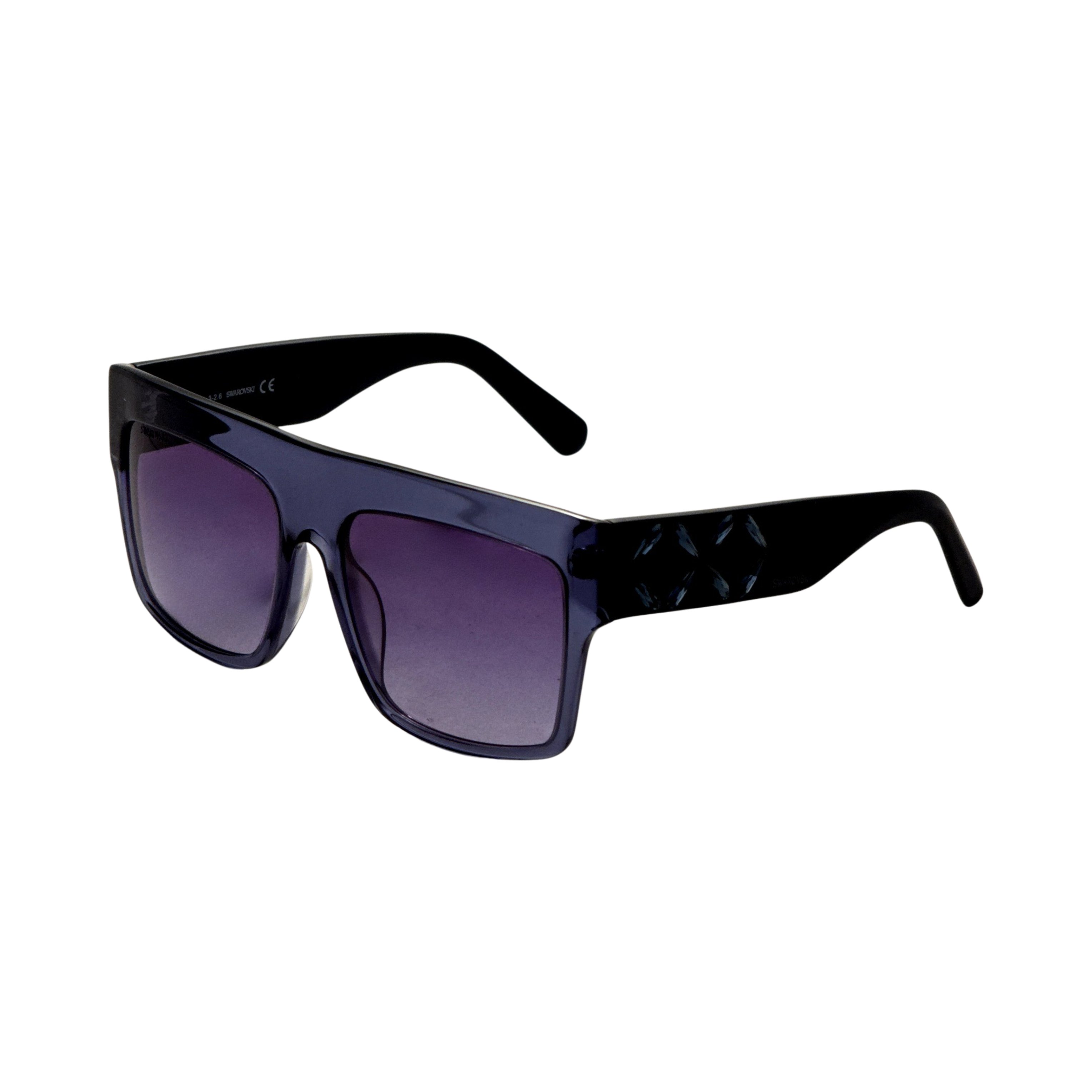 Preloved - Swarovski SK017539E Sunglasses — Purple by Preloved - Swarovski