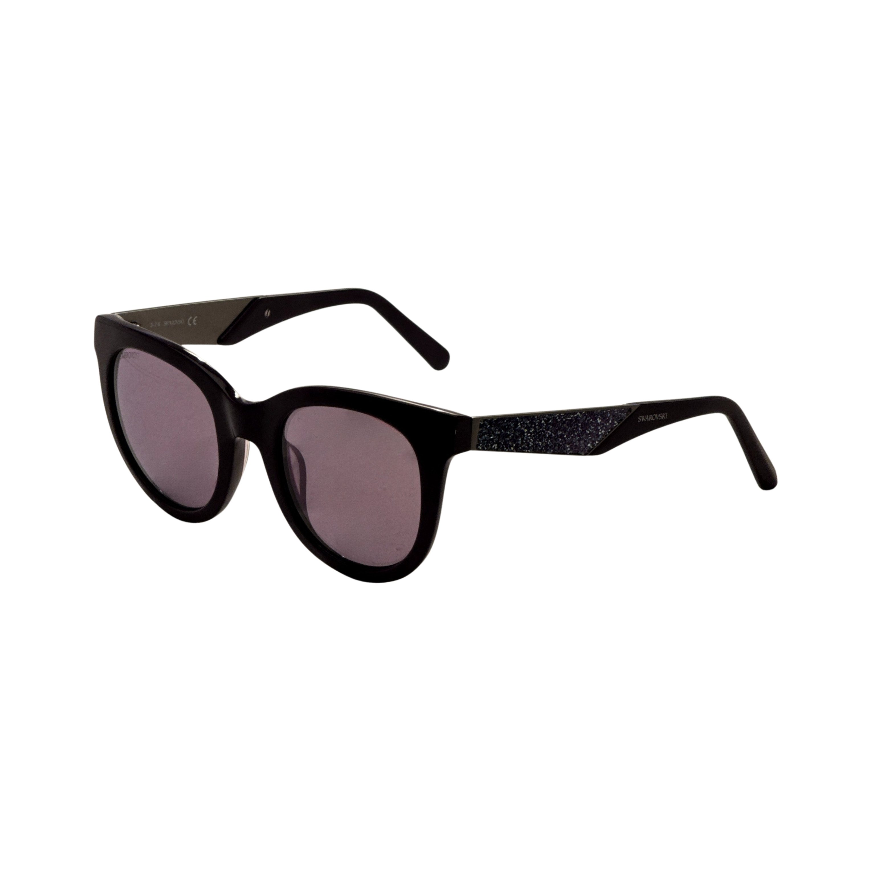 Preloved - Swarovski SK022372T Sunglasses — Black by Preloved - Swarovski
