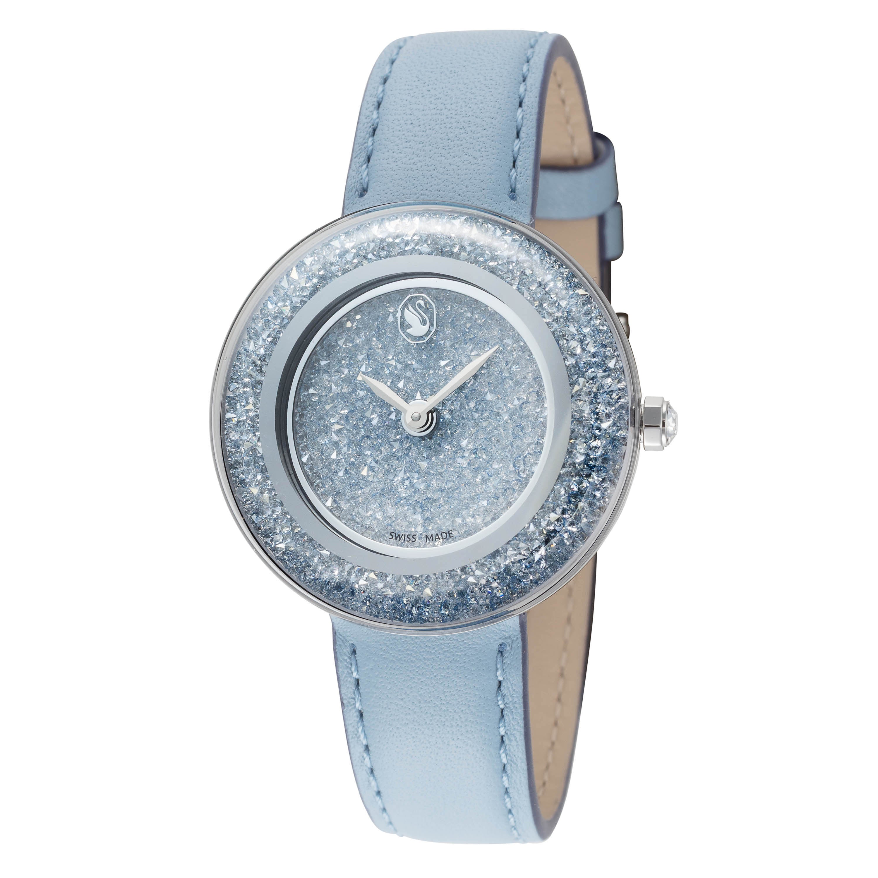 Preloved - Swarovski Crystal-Embellished Watch — Blue by Preloved - Swarovski