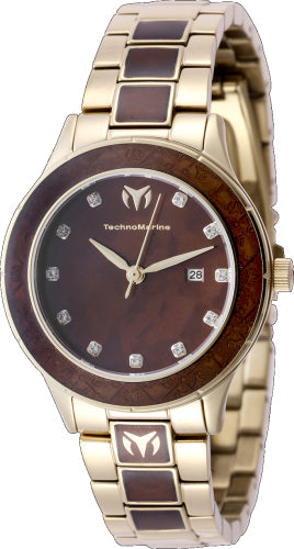 Preloved - Technomarine Quartz Watch — Brown by Preloved - Technomarine