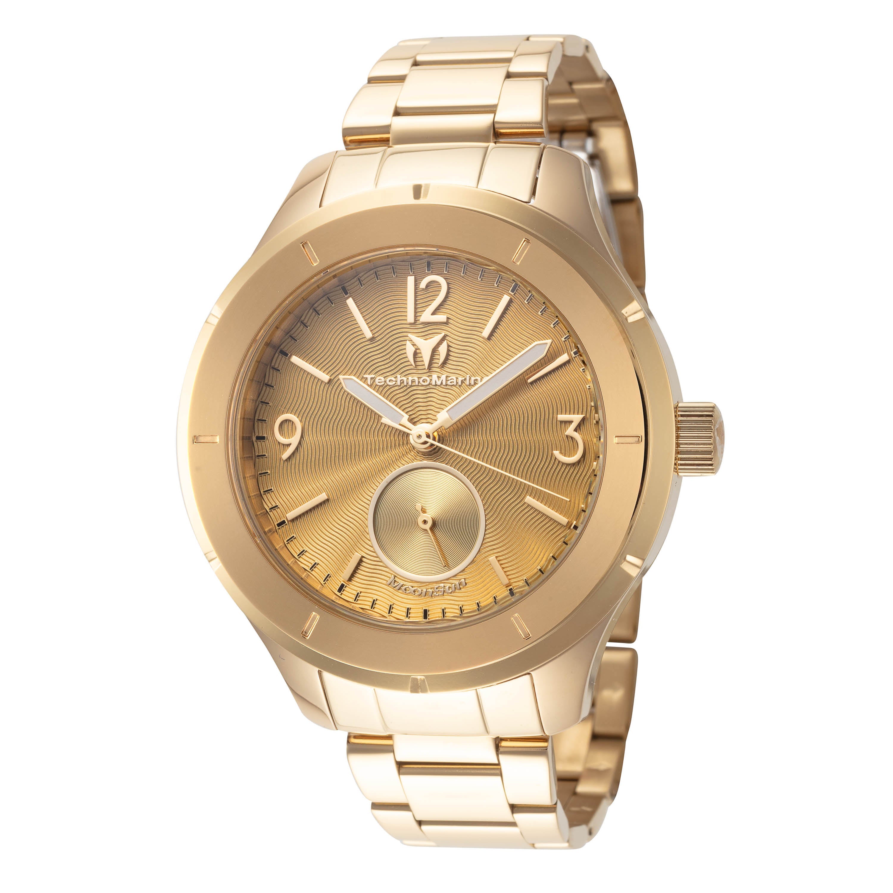 Preloved - Technomarine Moonsun Watch — Gold by Preloved - Technomarine
