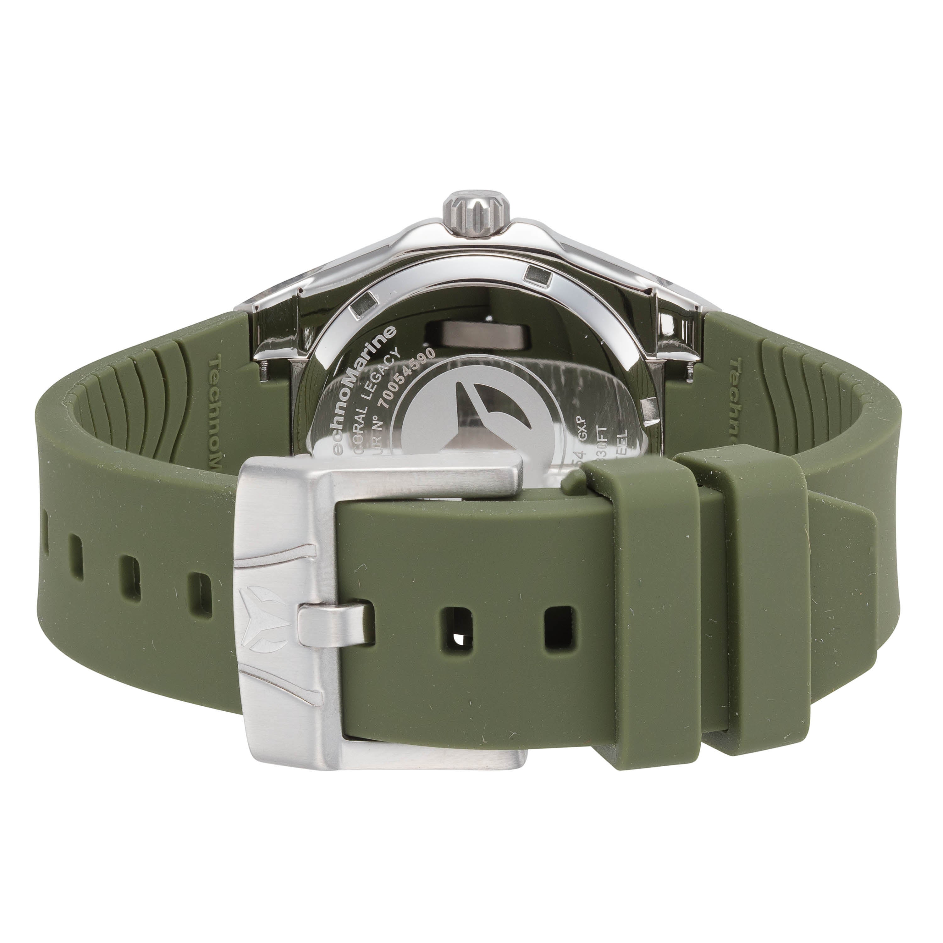 Preloved - Technomarine Quartz Watch — Green, view 3