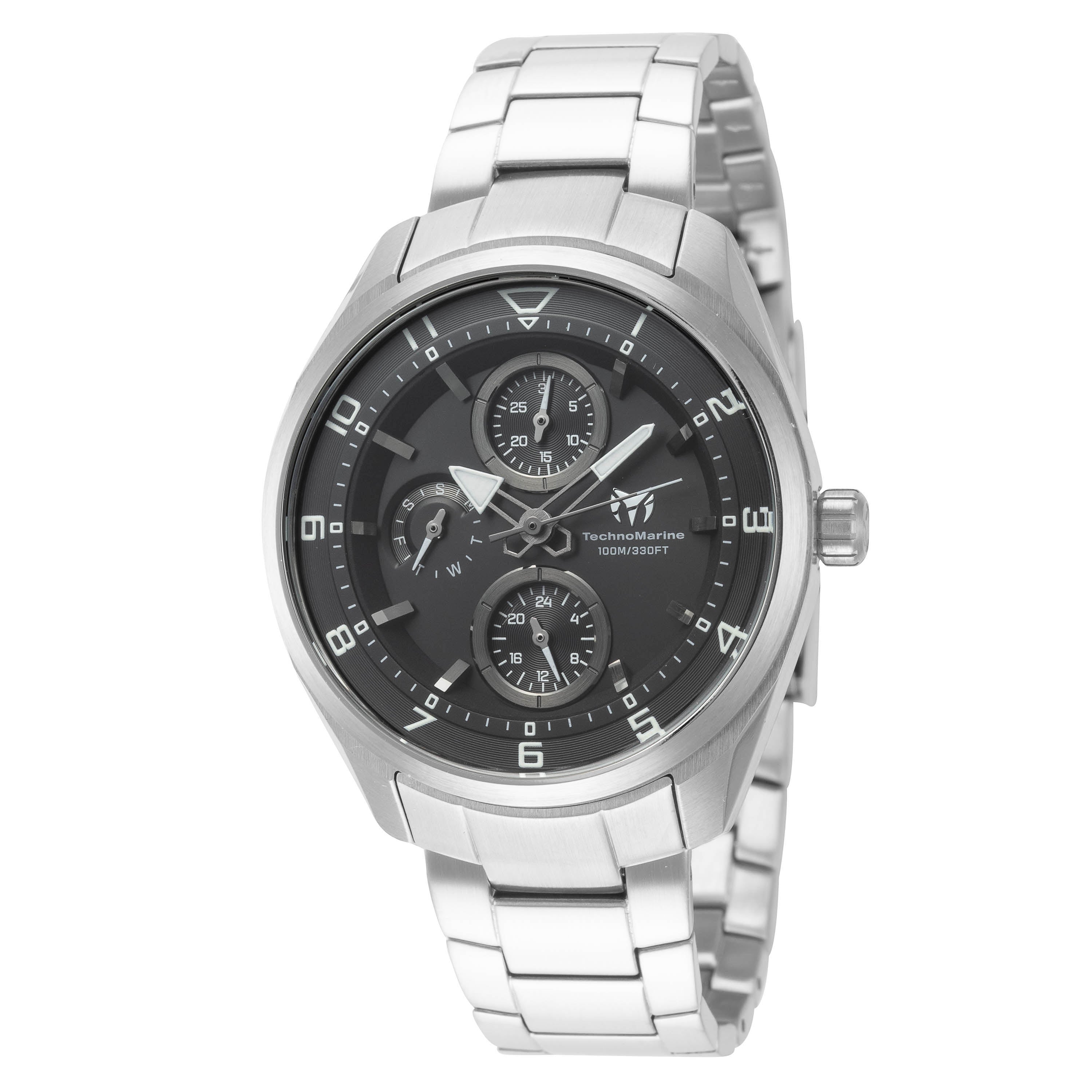 Preloved - Technomarine Dual Chronograph Quartz Watch — Silver by Preloved - Technomarine