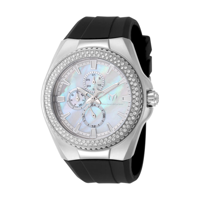 Preloved - Technomarine Crystal-Set Chronograph Watch — Silver by Preloved - Technomarine