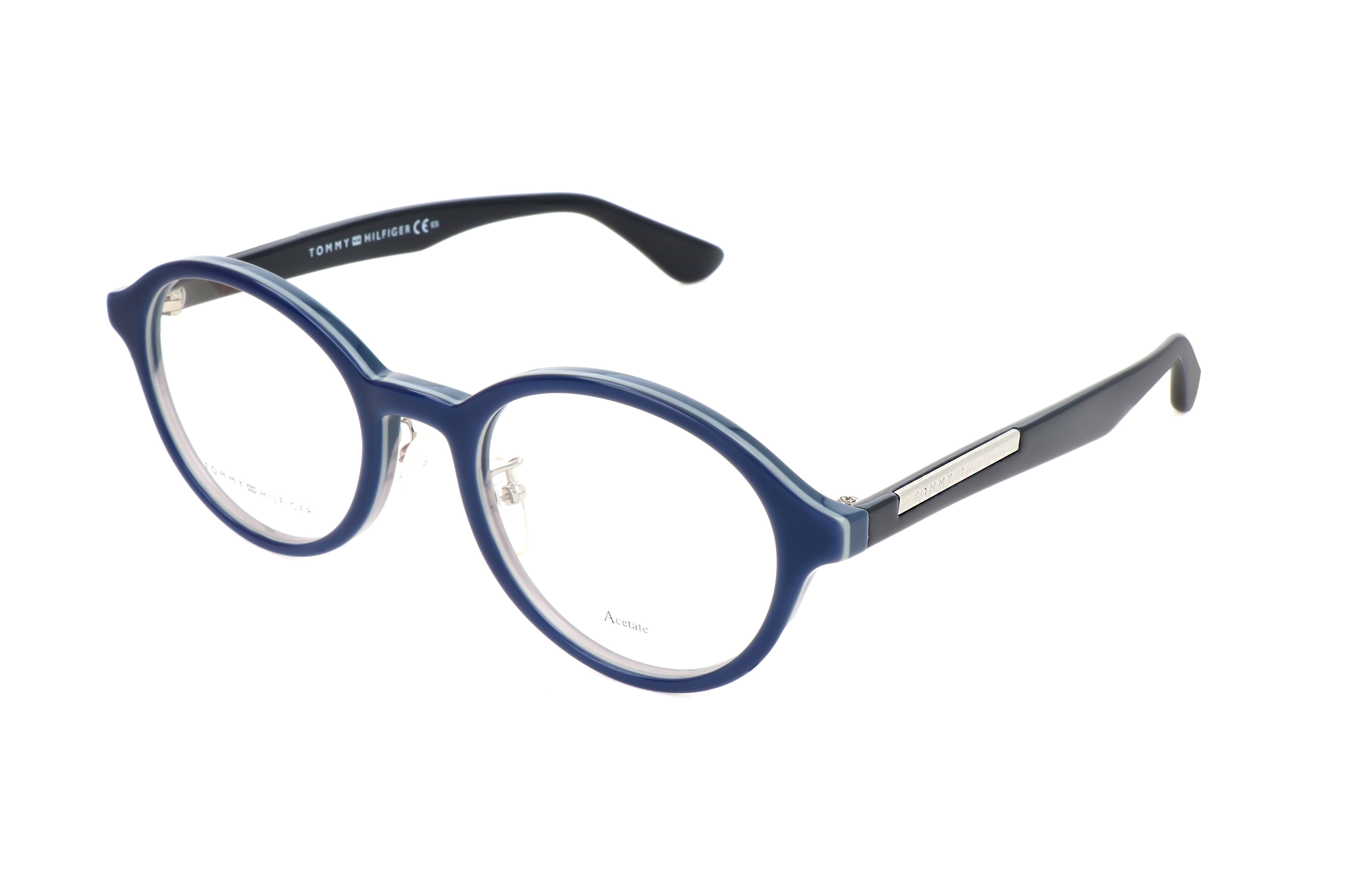 Preloved - Tommy Hilfiger TH1581F73750 Round Frame Eyeglasses — Navy by Preloved - Tommy Hilfiger